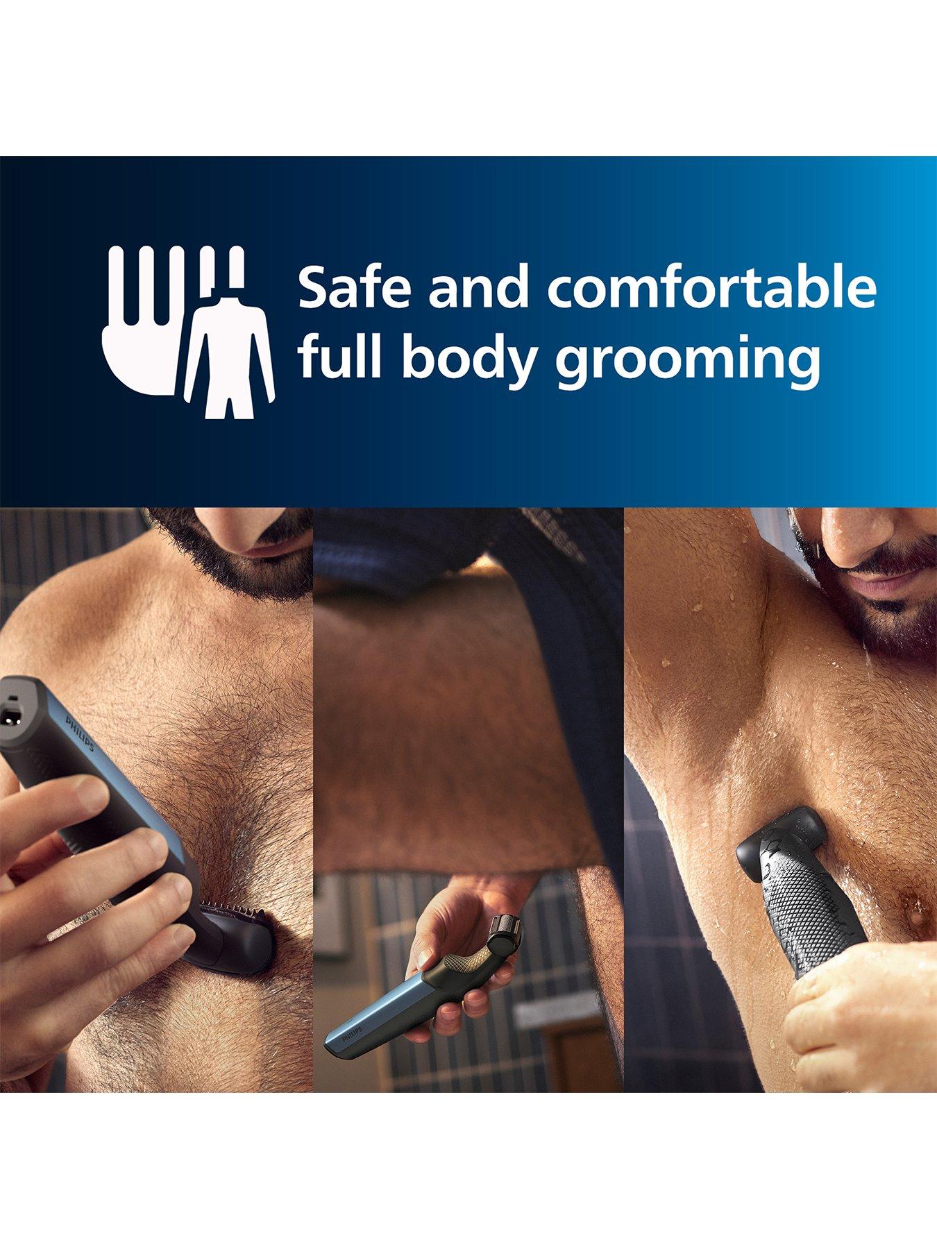 Image 3 of 7 of Philips Series 3000 Cordless Body Groomer with Intimate Trimmer &amp; Skin Protect Technology - BG3027/05