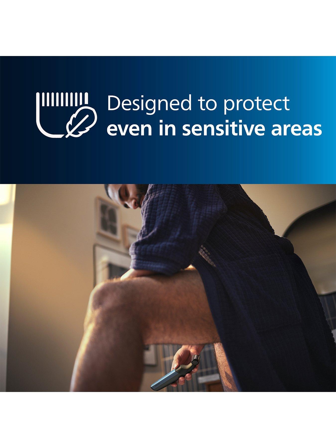 Image 4 of 7 of Philips Series 3000 Cordless Body Groomer with Intimate Trimmer &amp; Skin Protect Technology - BG3027/05