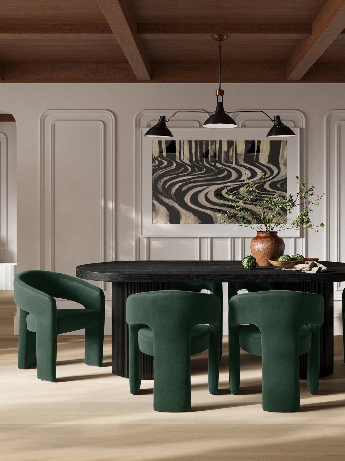 undefined Alba Forest Green Dining Chair