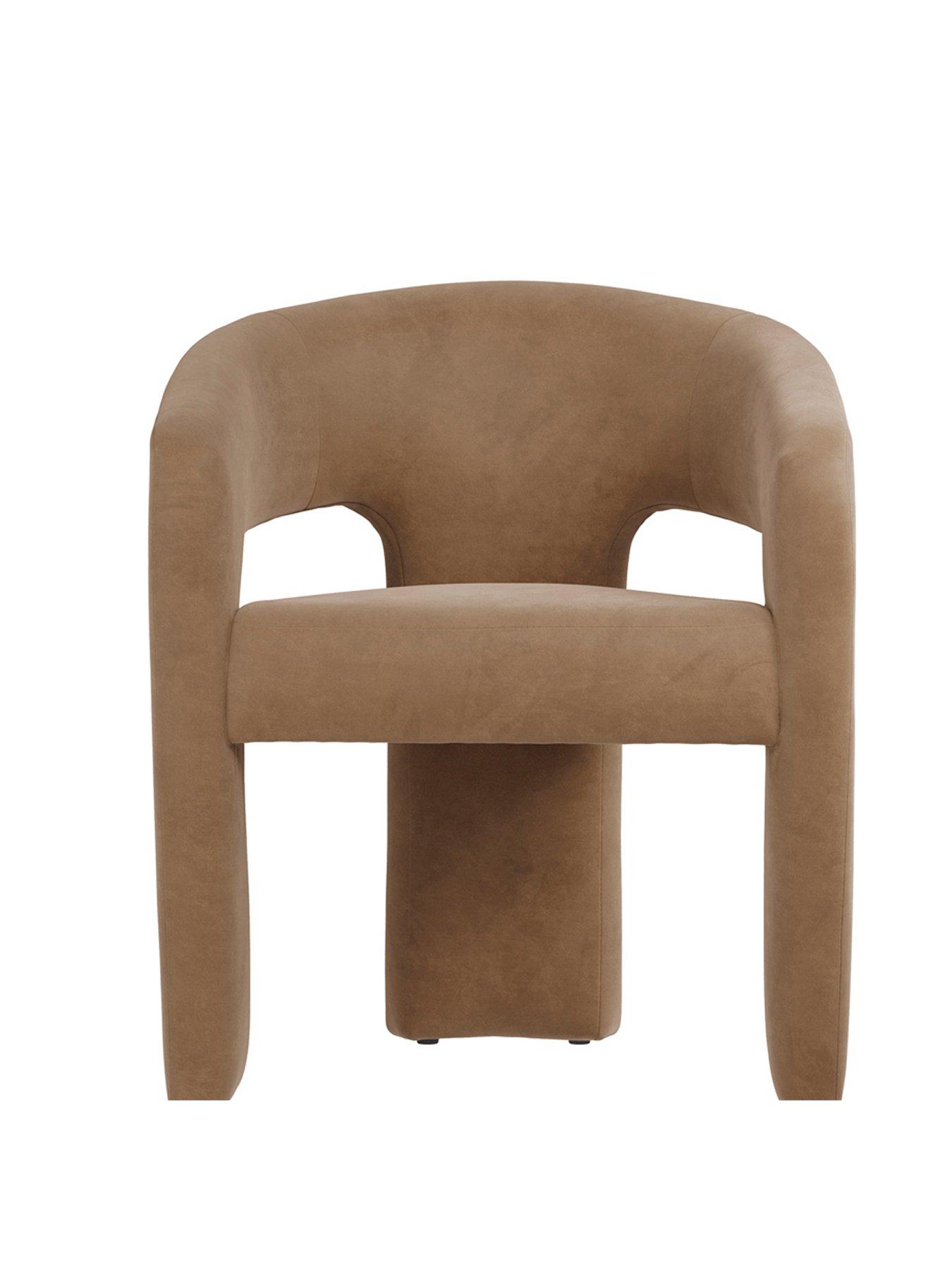 Product photograph of Lpd Furniture Alba Mole Dining Chair from very.co.uk