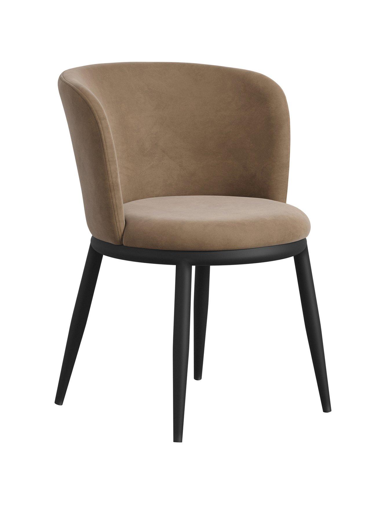 Image 3 of 6 of LPD Home Nova Mole / Black Set Of 2 Dining Chairs