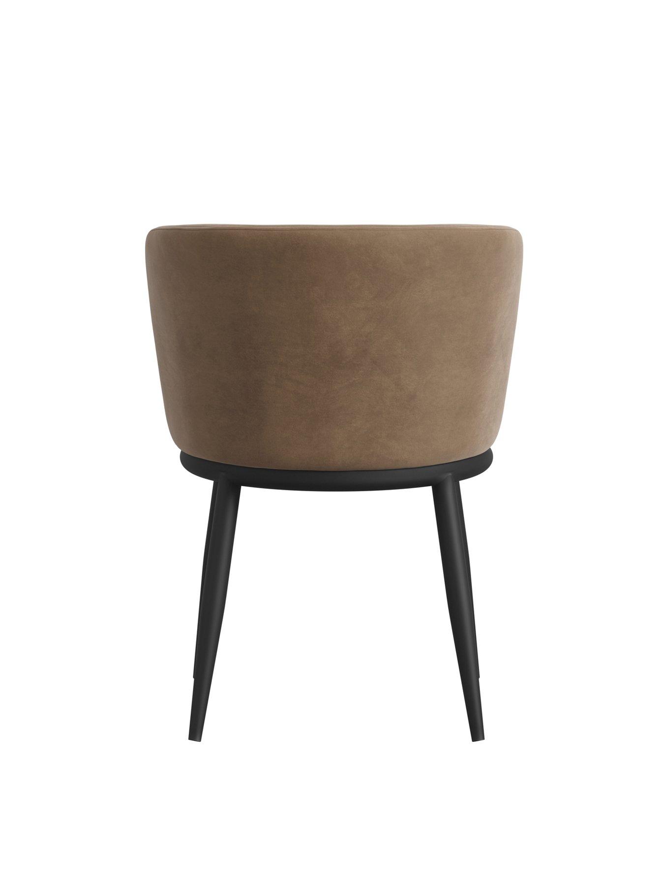 Image 5 of 6 of LPD Home Nova Mole / Black Set Of 2 Dining Chairs