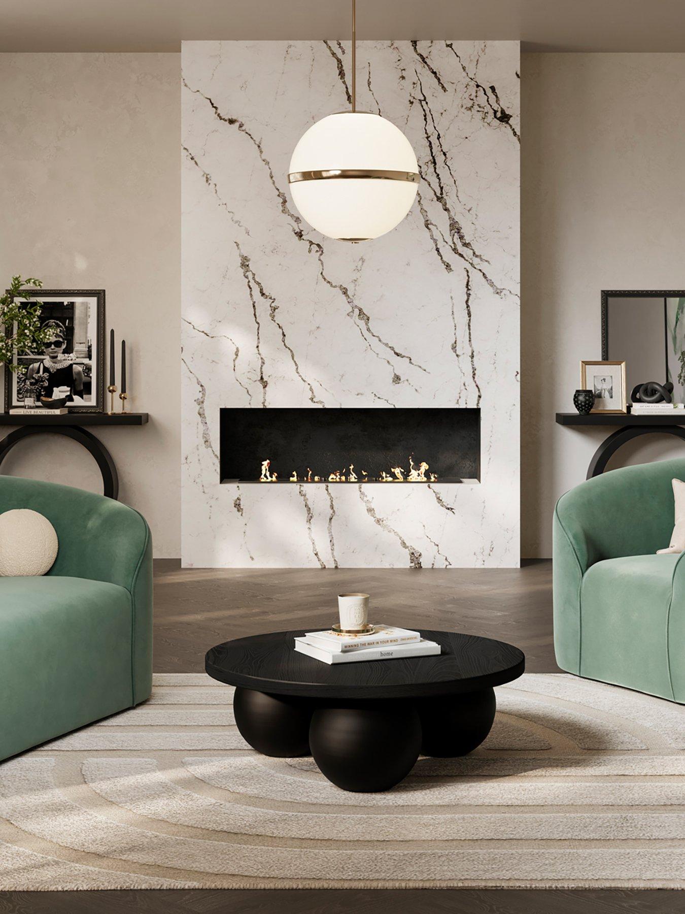 The Inside Edit Kenji Matte Black Coffee Table