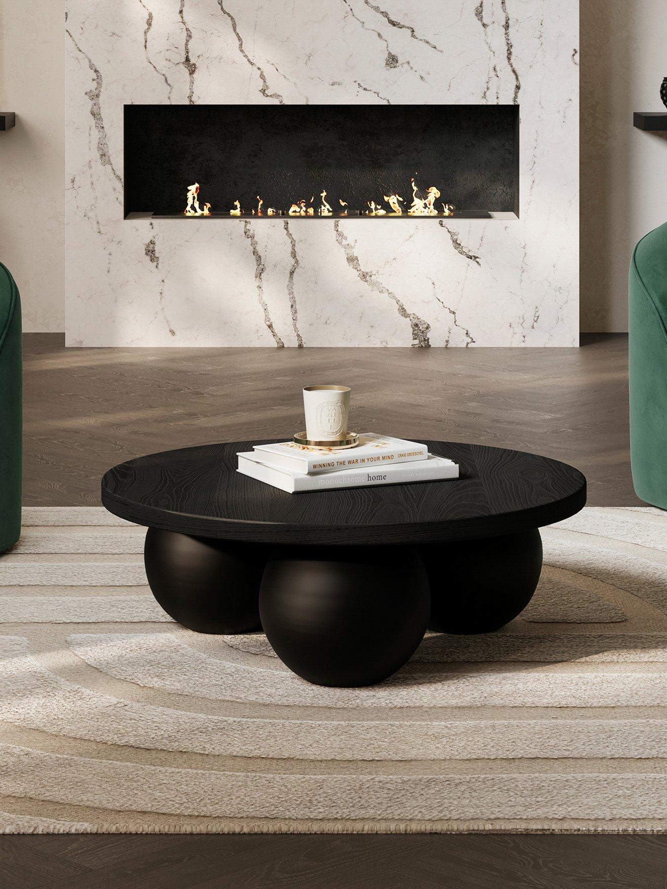 Image 1 of 3 of OTI Kenji Matte Black Coffee Table