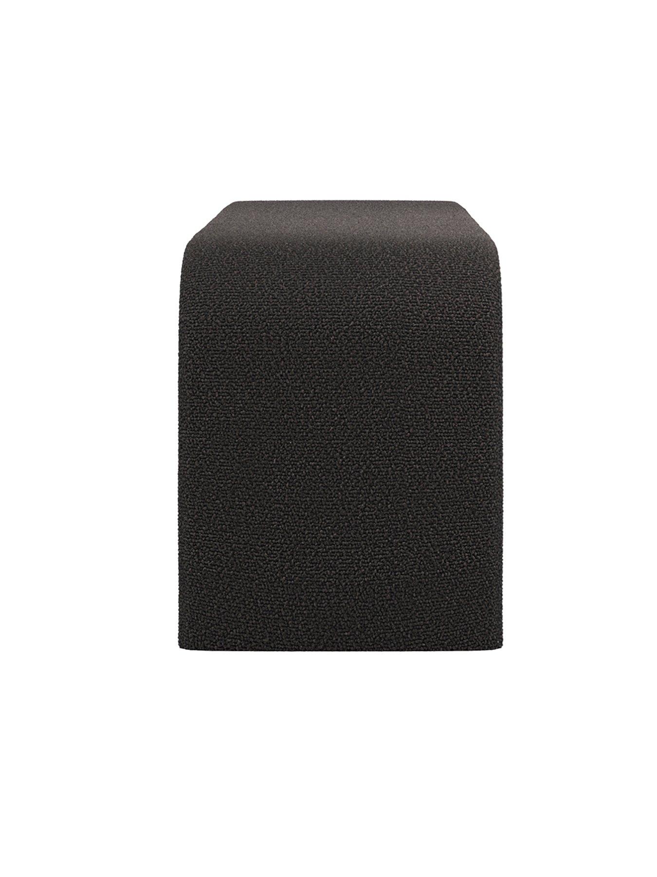 Image 4 of 4 of LPD Home Ren Black Boucle Bench