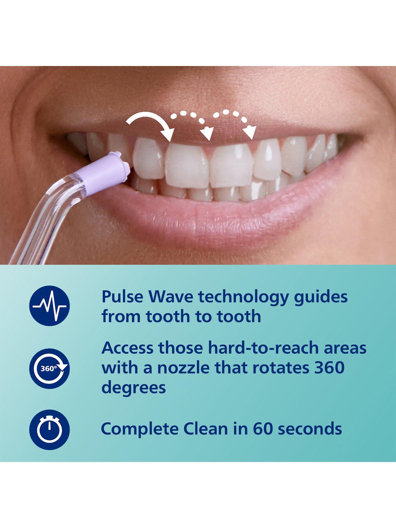 Image 4 of 7 of Philips Sonicare Cordless Power Flosser 3000 Oral Irrigator Black - HX3826/33