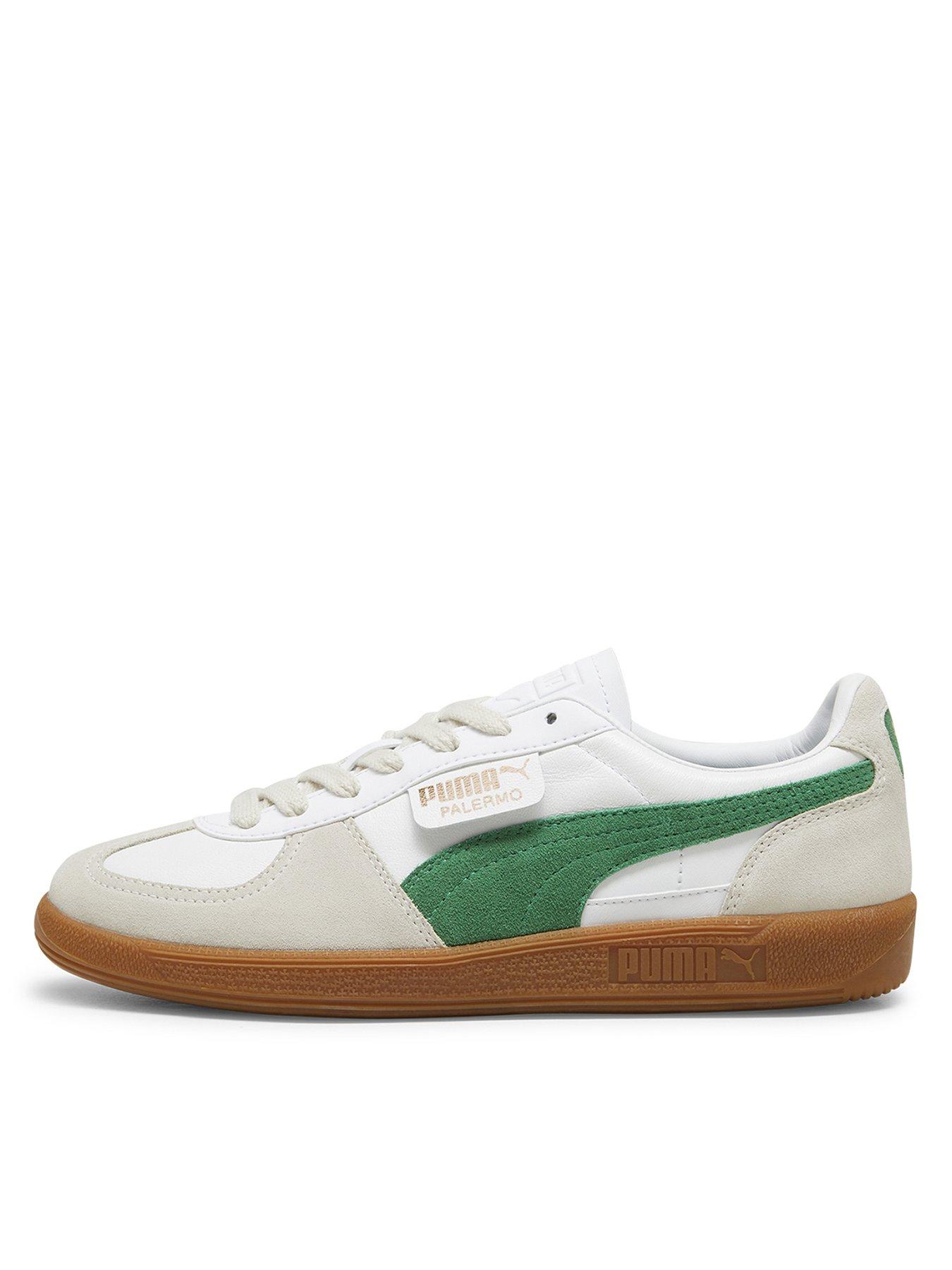 undefined Men's Palermo Trainers - Green/White