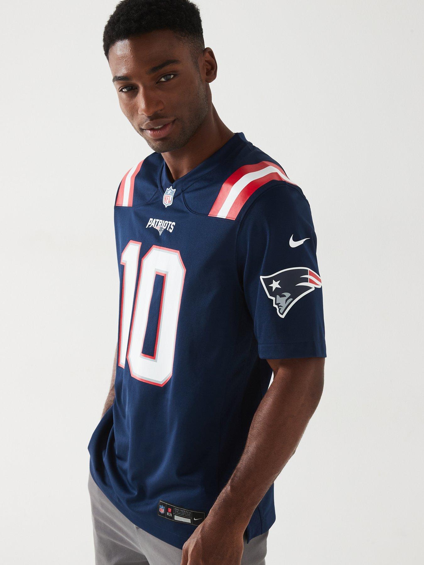 Fanatics Nike New England Patriots Home Game Jersey Mac Jones 10 Very