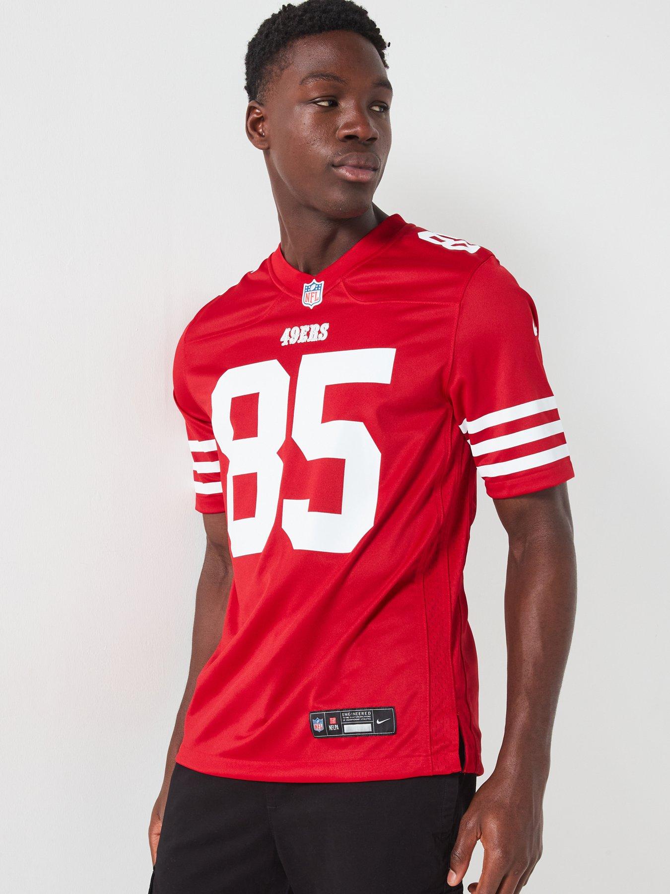 undefined Men's Nike San Francisco 49Ers Home Game Jersey George Kittle #85 - Red