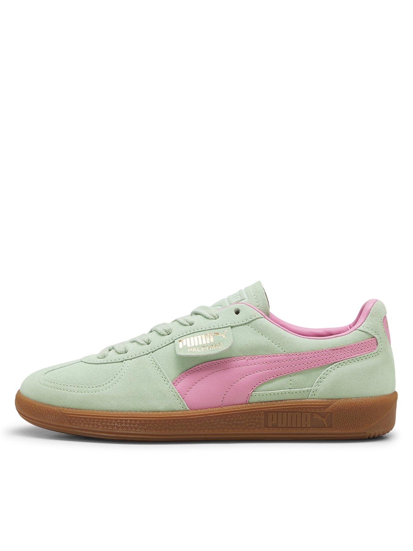 undefined Women's Palermo Trainers - Green/Pink