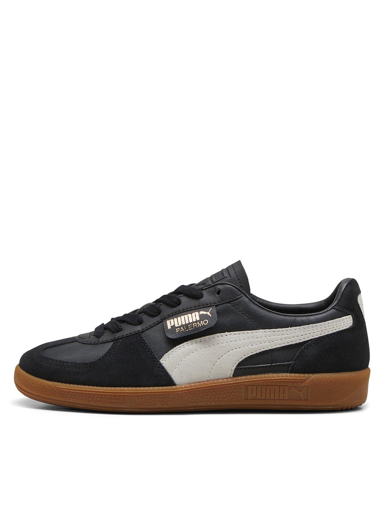 Puma Unisex Palermo Trainers - Black