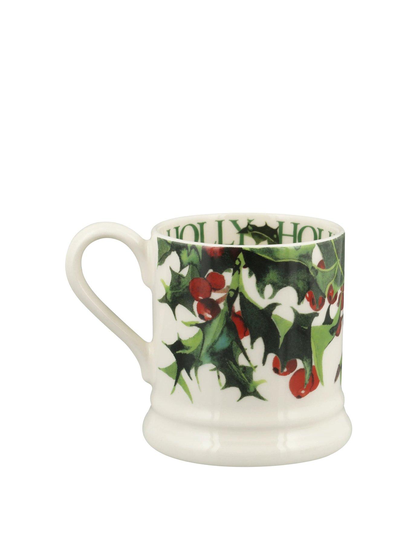 Product photograph of Emma Bridgewater Christmas Holly 1 2 Pint Mug from very.co.uk