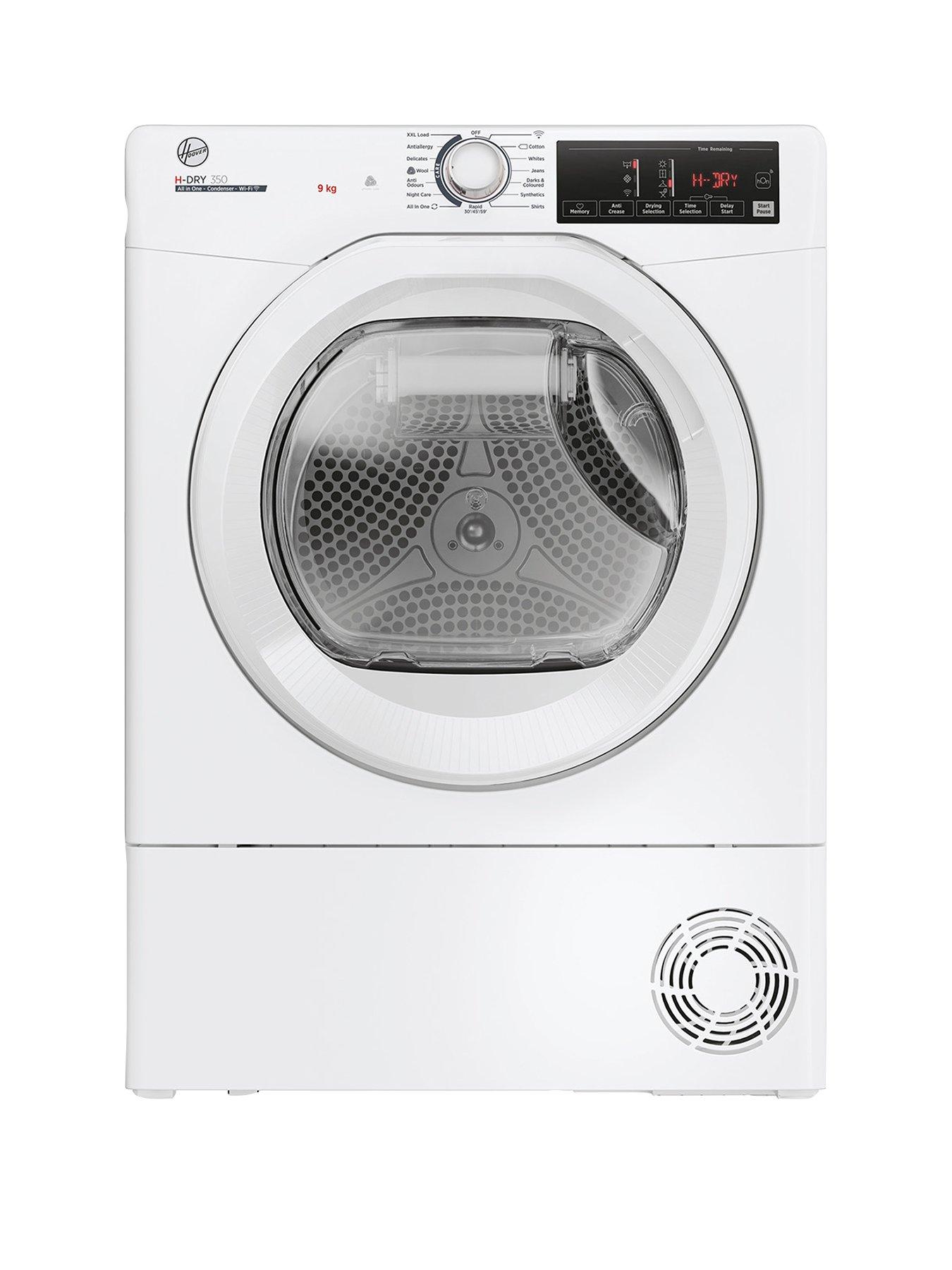 Hoover H-Dry 350 HRE C9TE-80 9kg Load Condenser Tumble Dryer - White