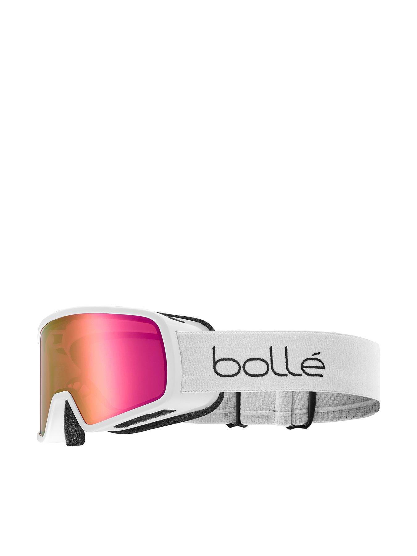 Bolle Kids' Nevada Junior Ski Goggles - White/Rose Gold