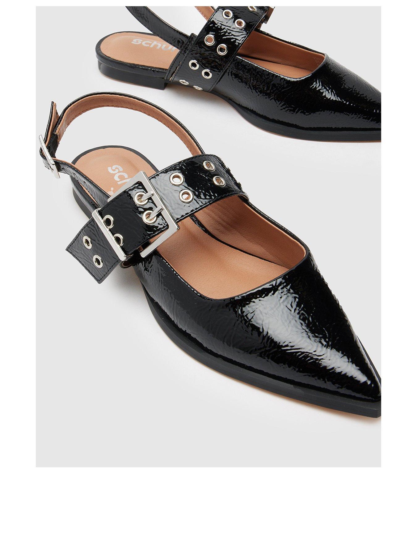 Pointy black shoes deals
