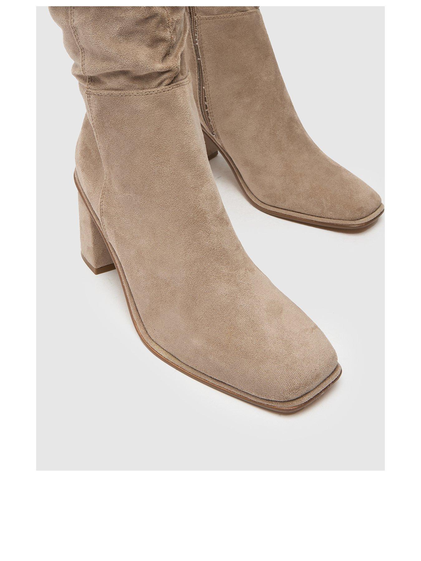 Schuh Daria Slouch Boot Taupe Grey Very