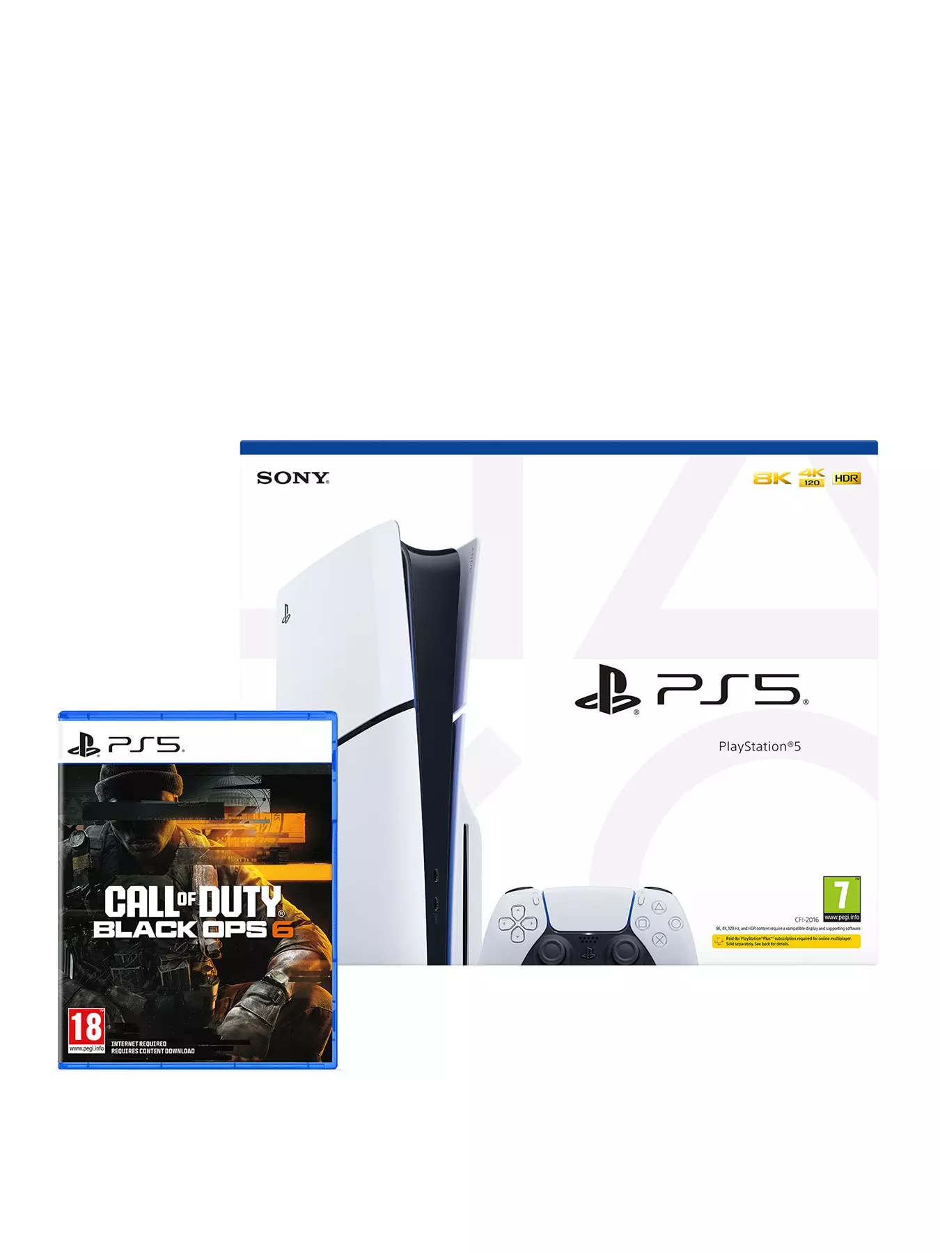 PS5 console (disc) and Black Ops 6 for £474