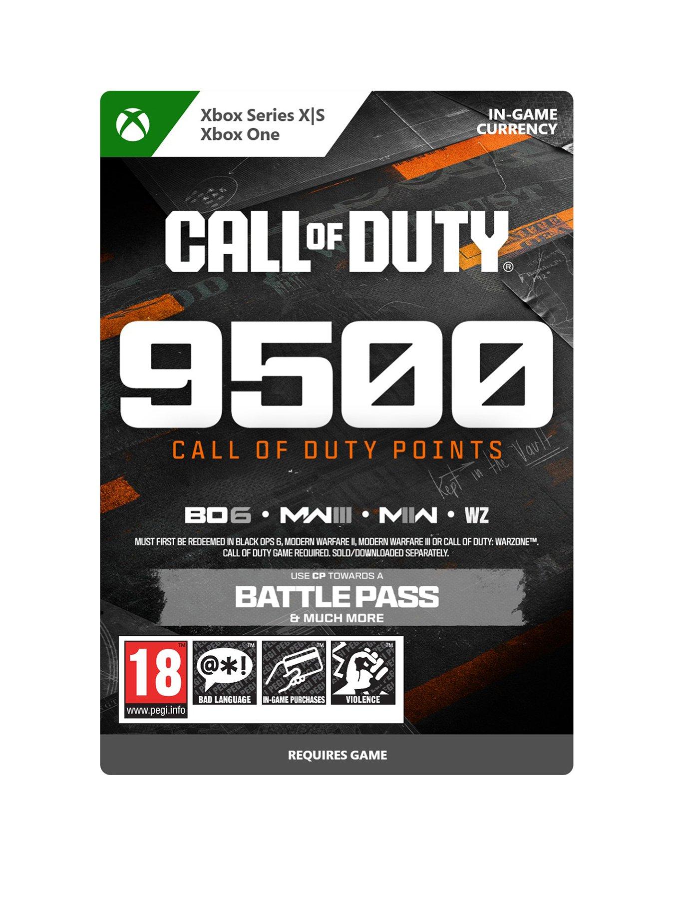 Xbox Call of Duty Points - 9,500 Points (Digital Download)