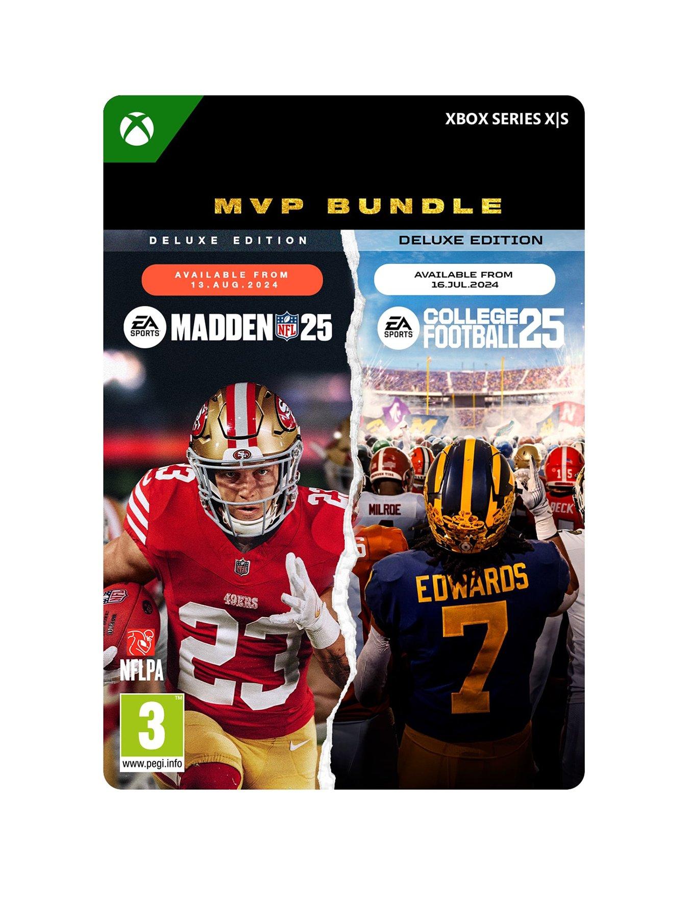 Xbox EA SPORTS™ MVP Bundle (Digital Download of Madden NFL 25 Deluxe Edition  &  College Football 25 Deluxe Edition)