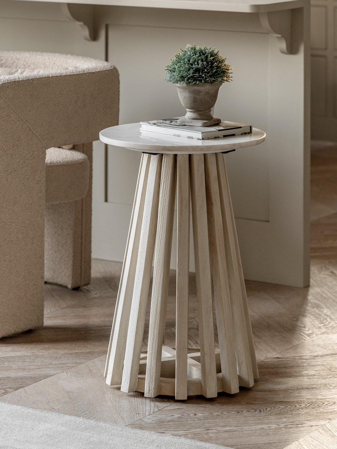 Product photograph of Gallery Farah Side Table from very.co.uk