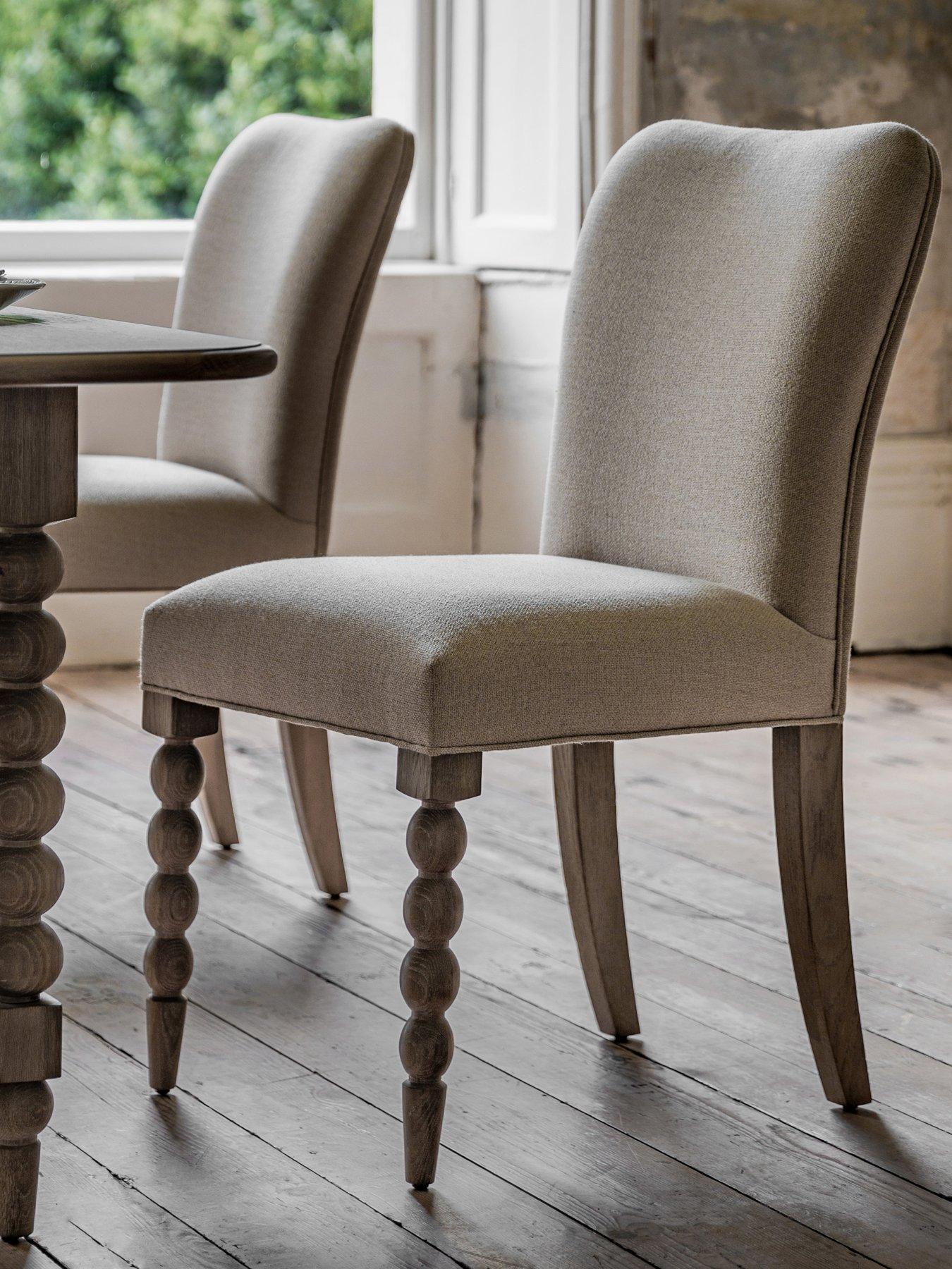 Product photograph of Gallery Piave 2 Pack Dining Chairs from very.co.uk