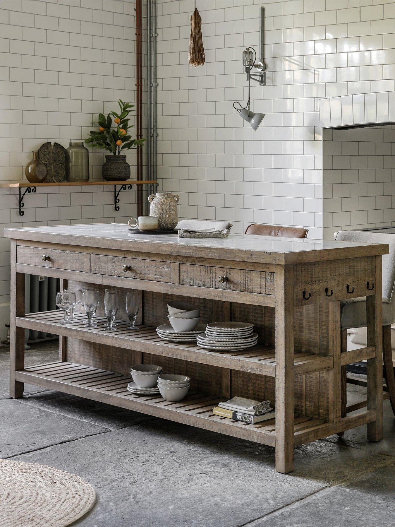Image 1 of 7 of Gallery Direct Luan Kitchen Island
