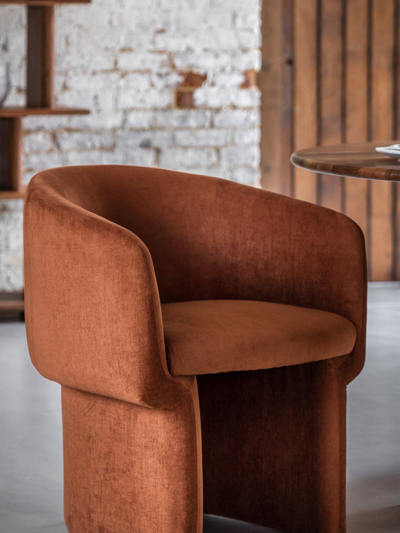 undefined Riva Dining Chair - Rust
