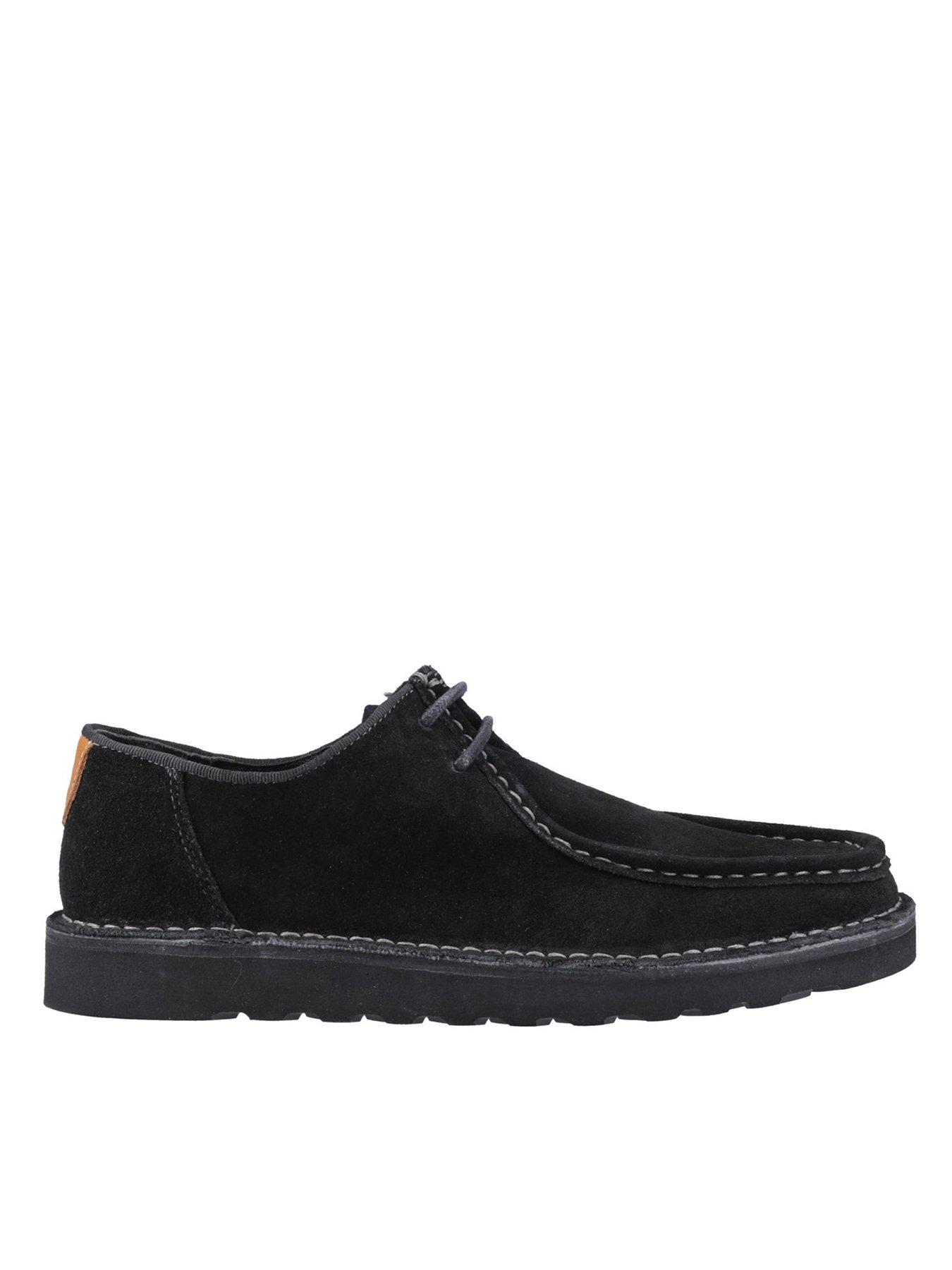Hush Puppies Otis Suede Lace Up Shoes Black Very