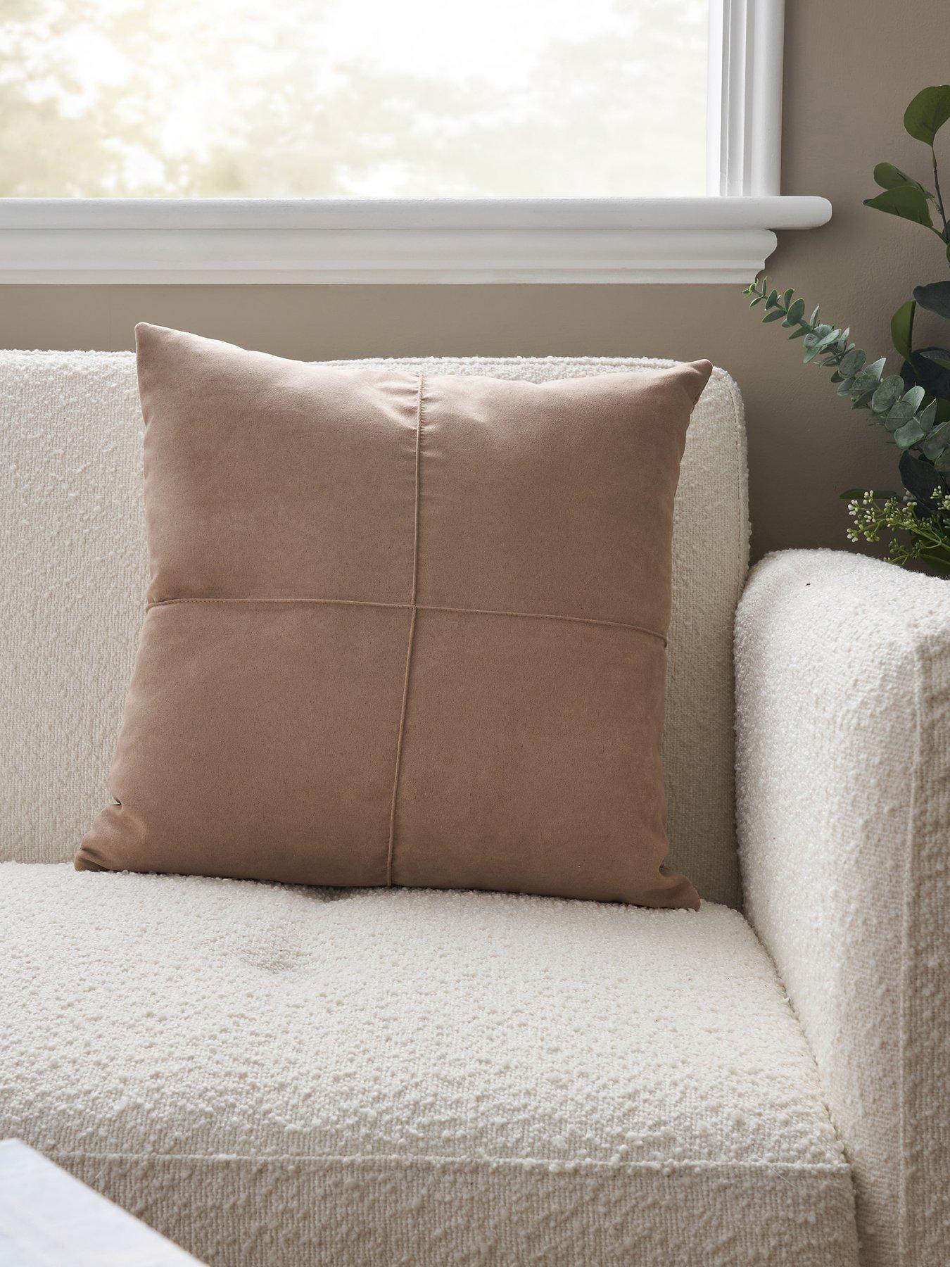 Product photograph of Very Home Faux Suede Cushion 45 X 45cm from very.co.uk