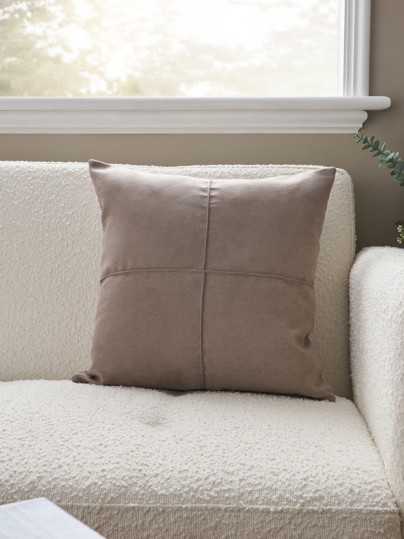 The Very Collection Faux Suede Cushion 45 X 45cm