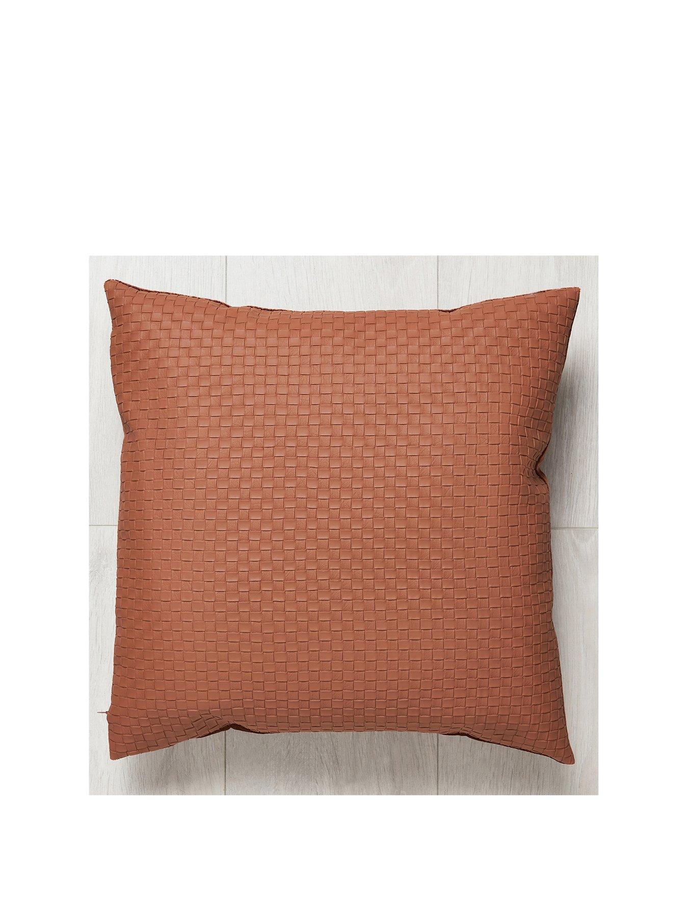 Image 2 of 6 of The Very Collection Weave Faux Leather Cushion