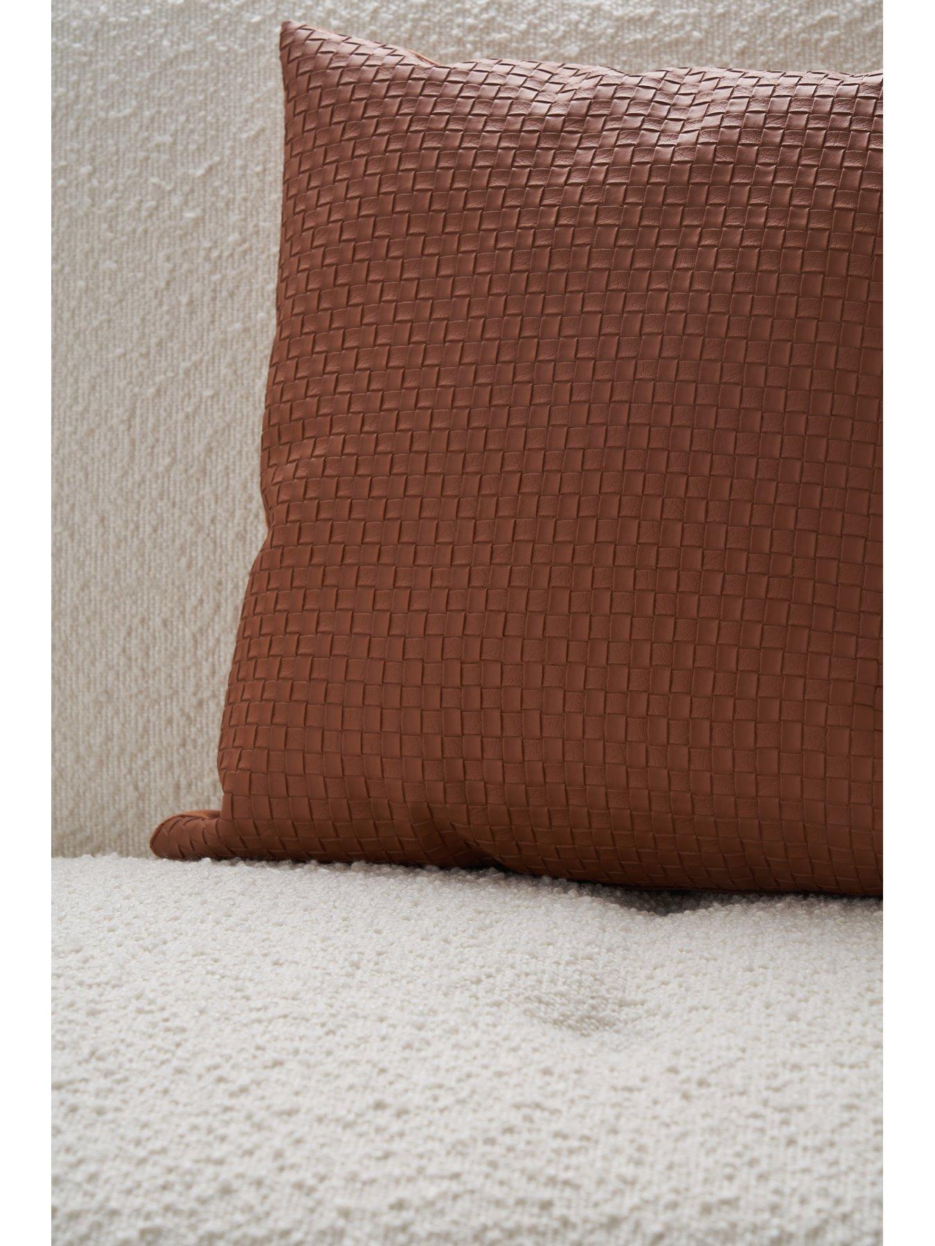 Image 6 of 6 of The Very Collection Weave Faux Leather Cushion