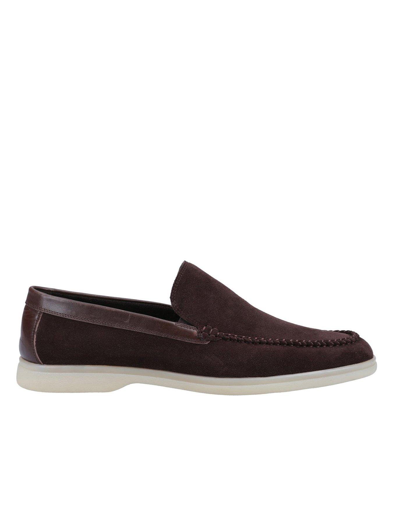 Image 1 of 4 of Hush Puppies Leon Slip On Loafers - Brown
