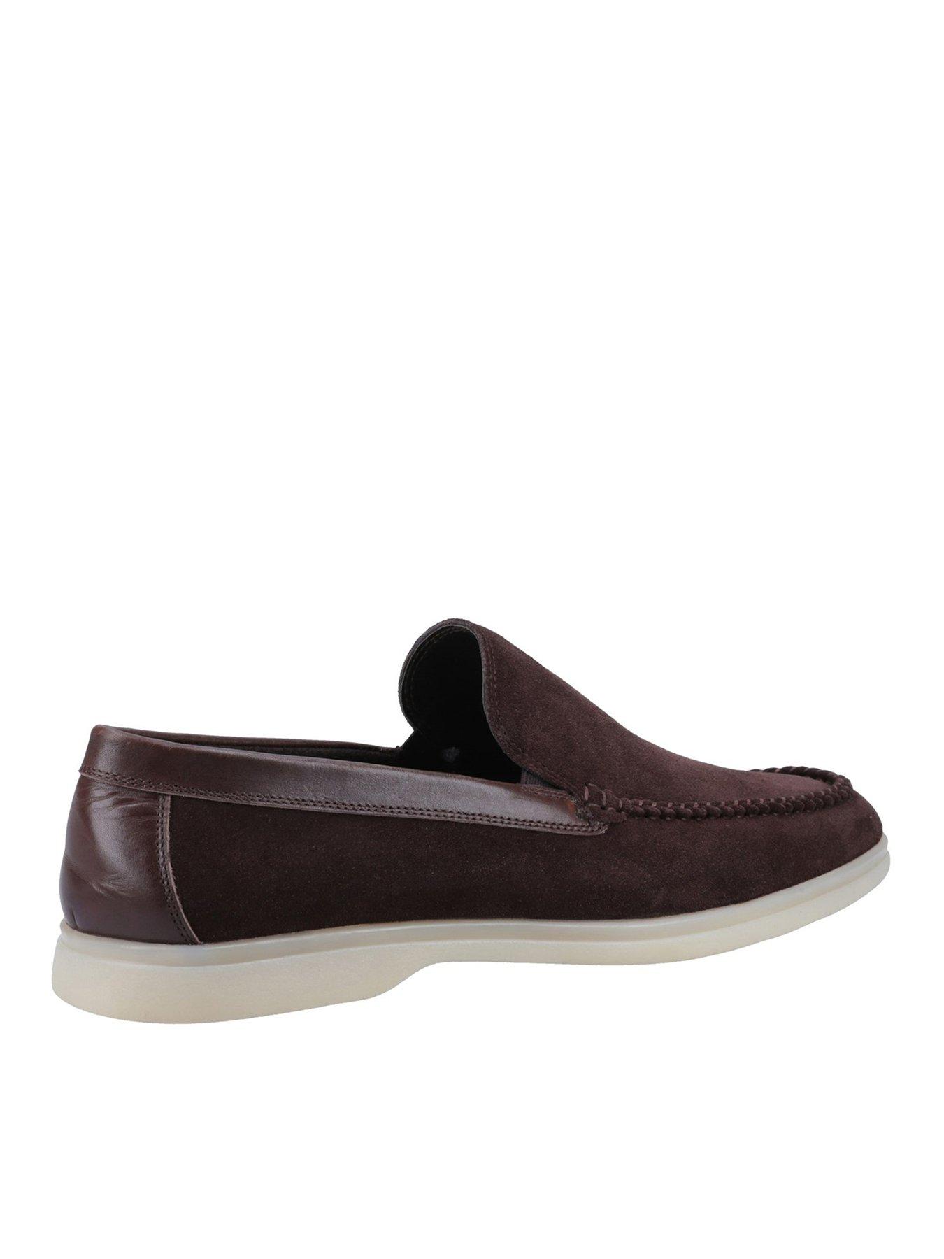 Image 3 of 4 of Hush Puppies Leon Slip On Loafers - Brown
