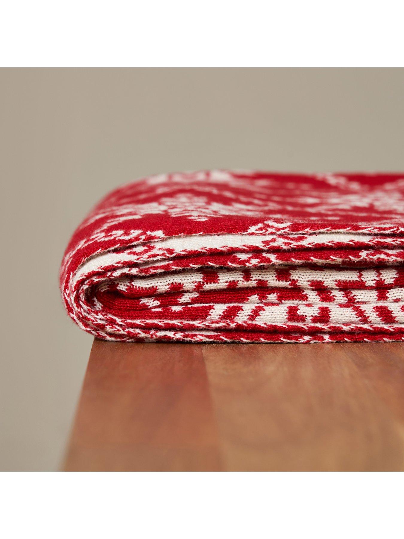 Image 3 of 7 of Very Home Traditional Star Christmas Throw