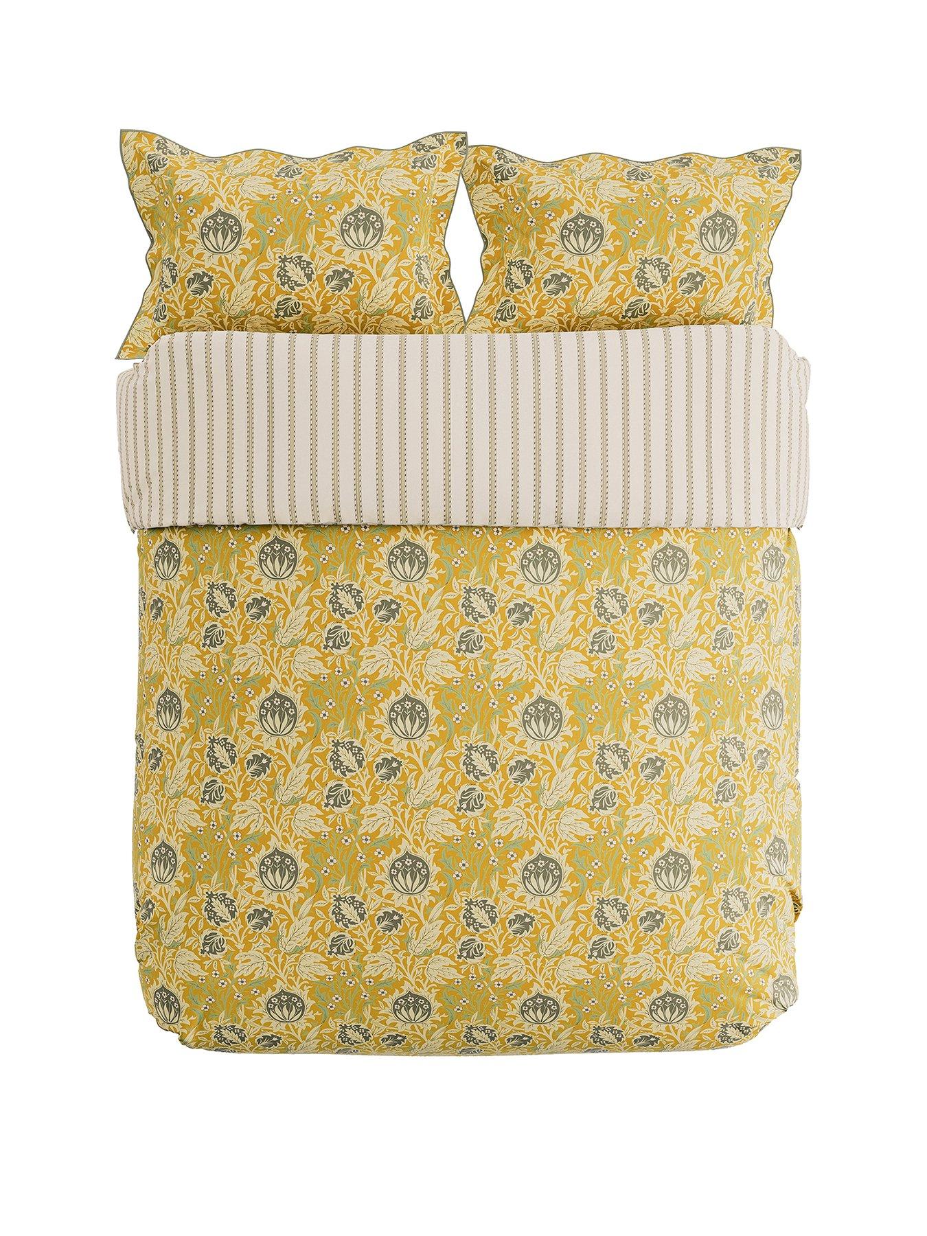 Image 2 of 5 of Morris & Co Morris &amp; Co X Elmcote Sunflower 100% Cotton Duvet Set