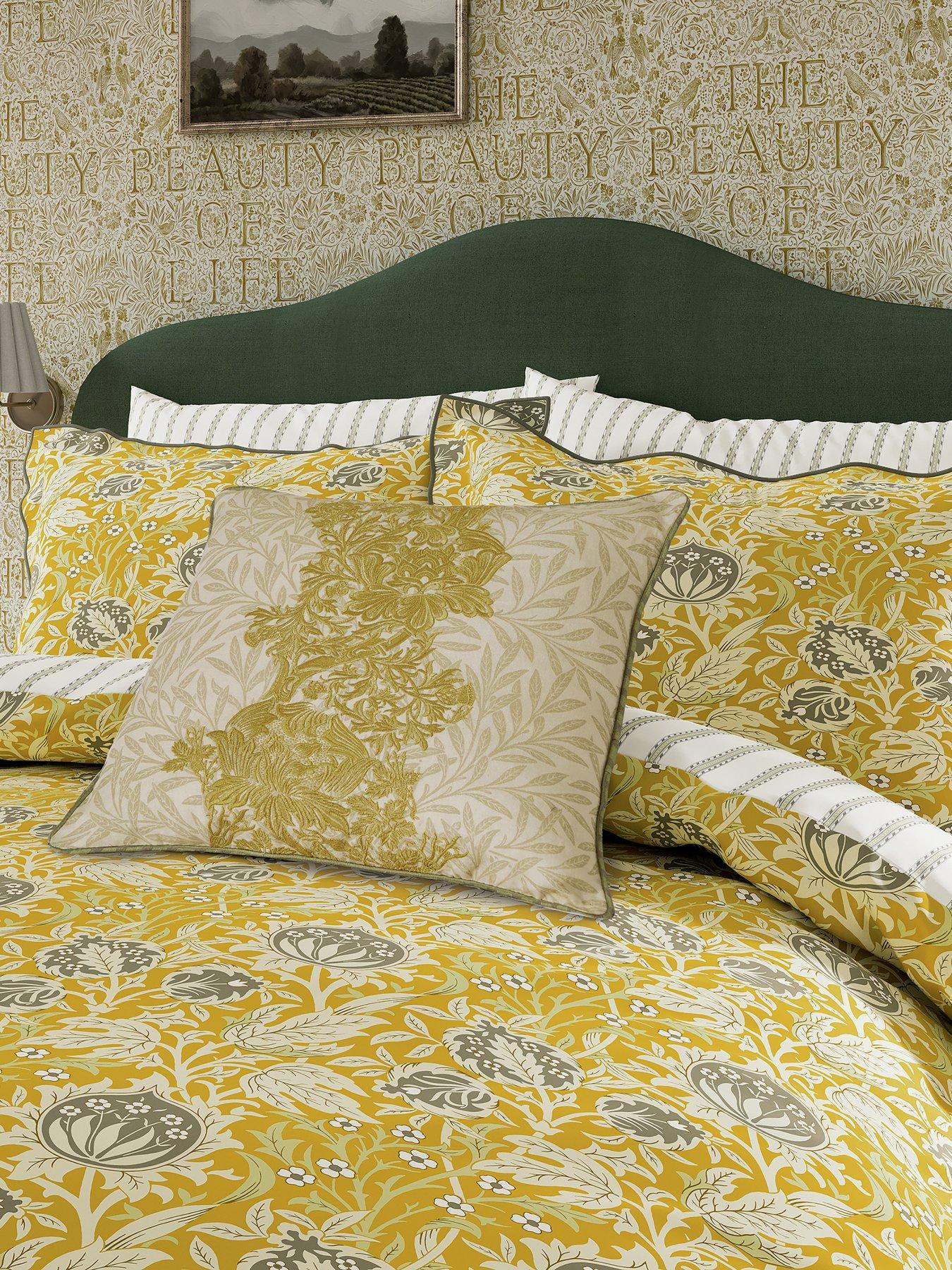 Image 3 of 5 of Morris & Co Morris &amp; Co X Elmcote Sunflower 100% Cotton Duvet Set
