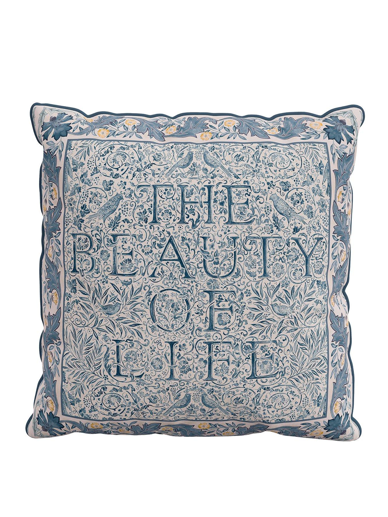 Image 2 of 6 of Morris & Co Trent Cushion -&nbsp;River Wandle