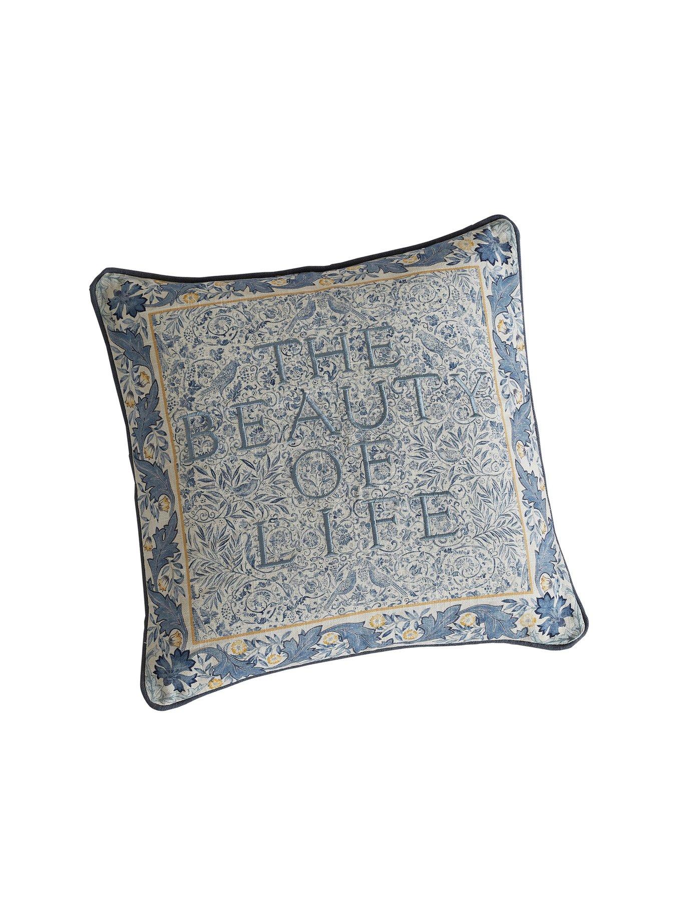 Image 3 of 6 of Morris & Co Trent Cushion -&nbsp;River Wandle