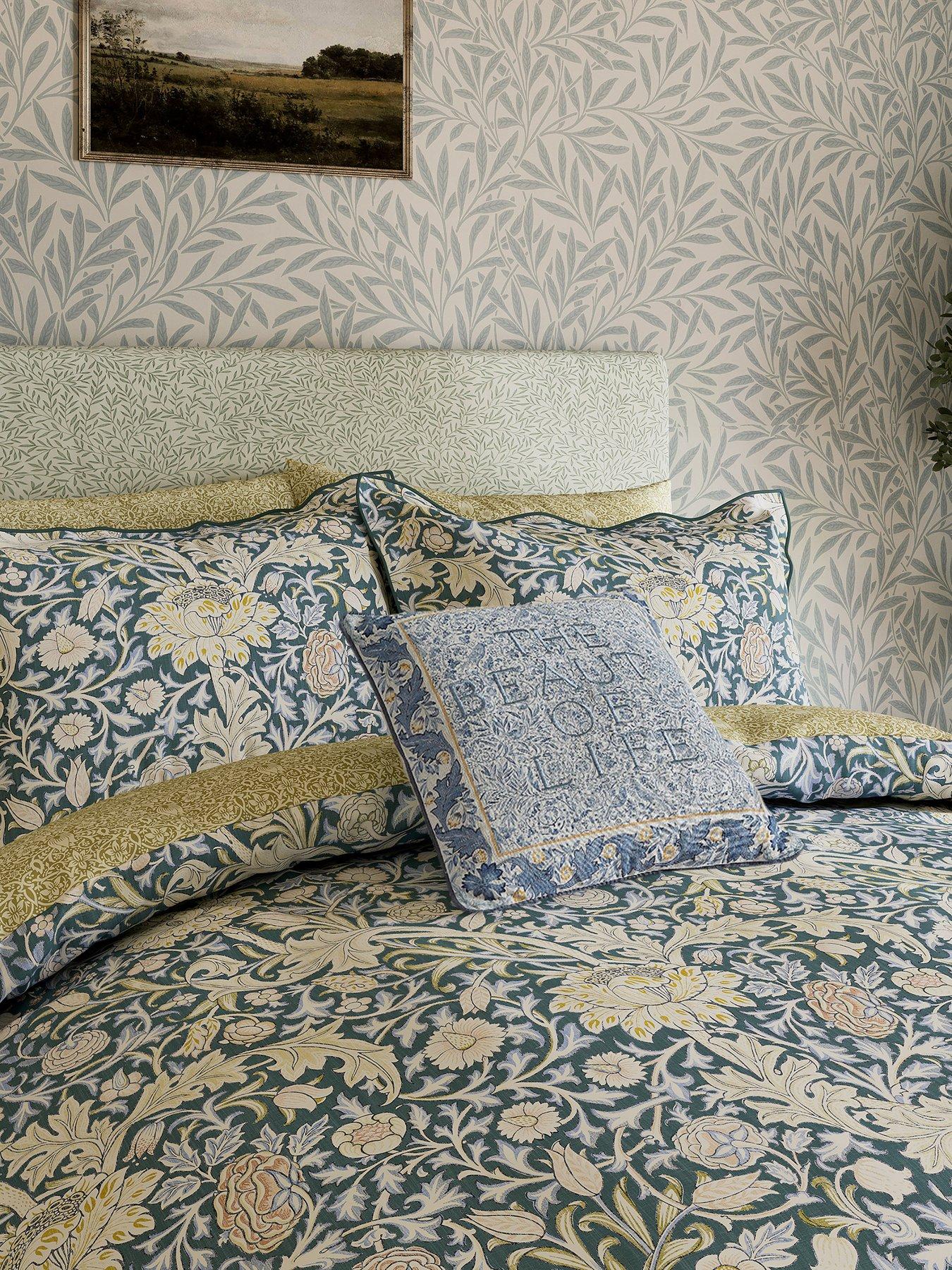 Image 5 of 6 of Morris & Co Trent Cushion -&nbsp;River Wandle
