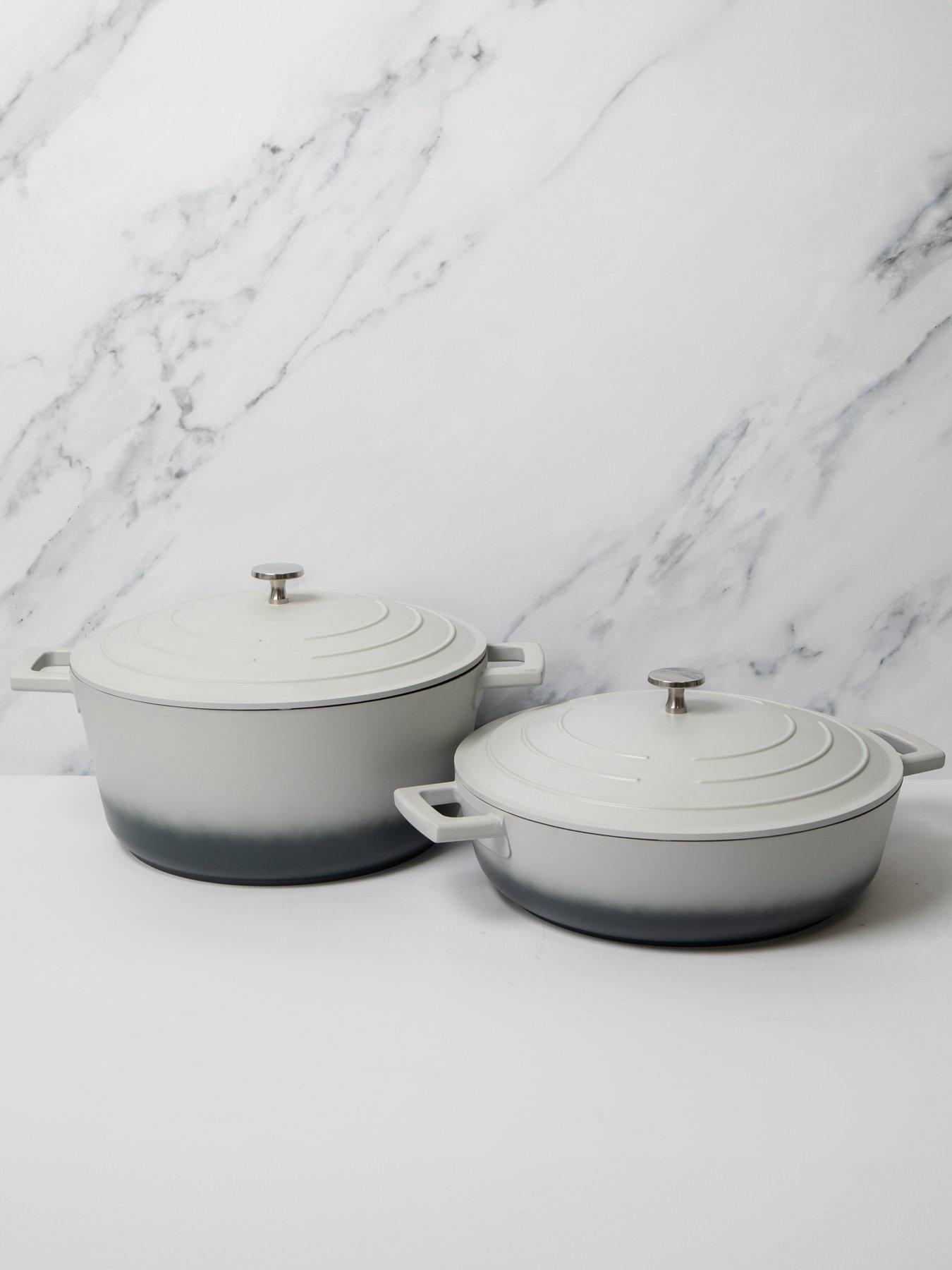 undefined Cast Aluminium Shallow Casserole Dishes