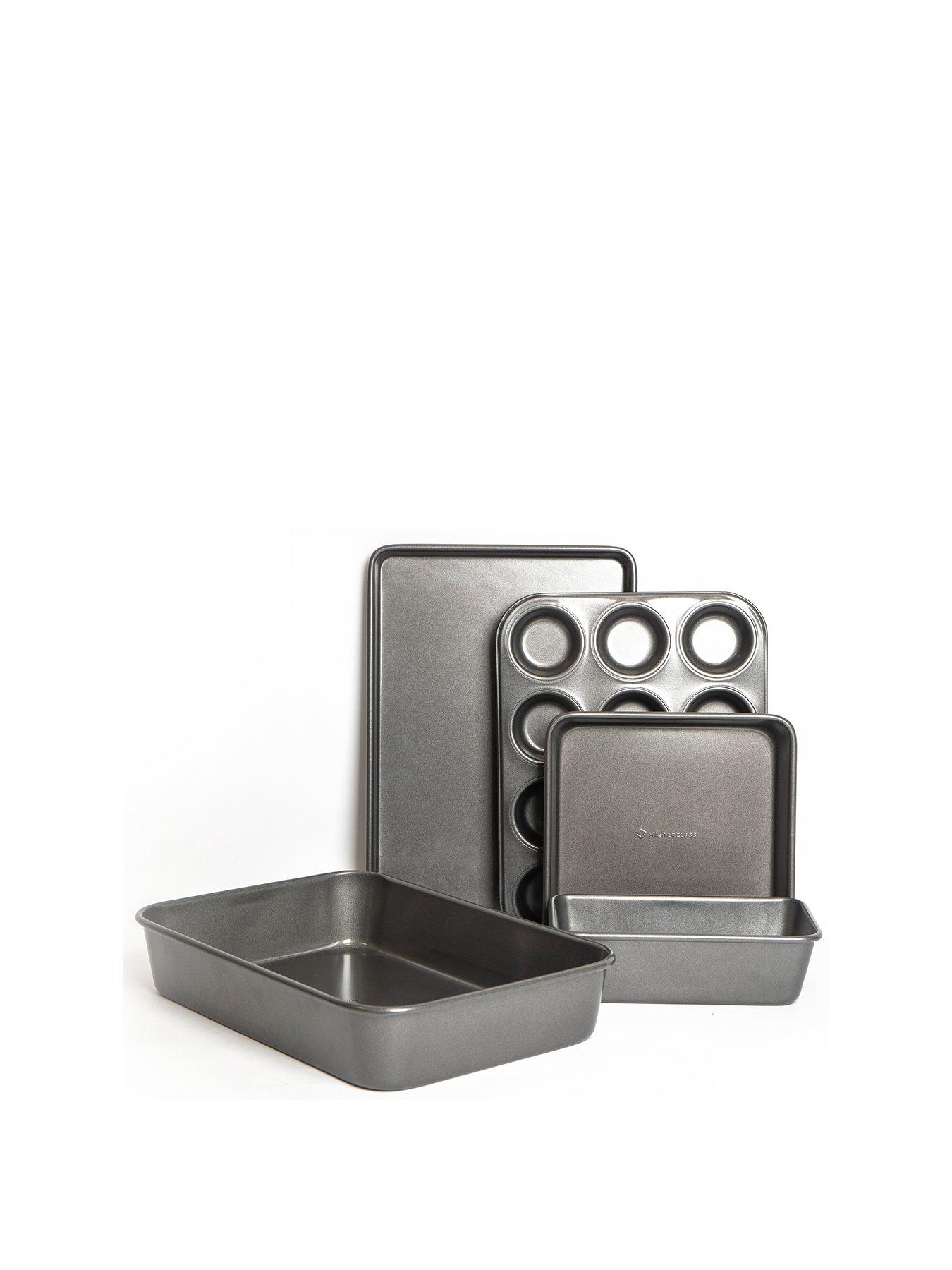 Image 2 of 7 of MasterClass Non-stick Large Roasting Pan, Non-stick Baking Tray, Non-stick Twelve Hole Deep Baking Pan, Non-stick Bake Pan Square, Non-stick Loaf Pan