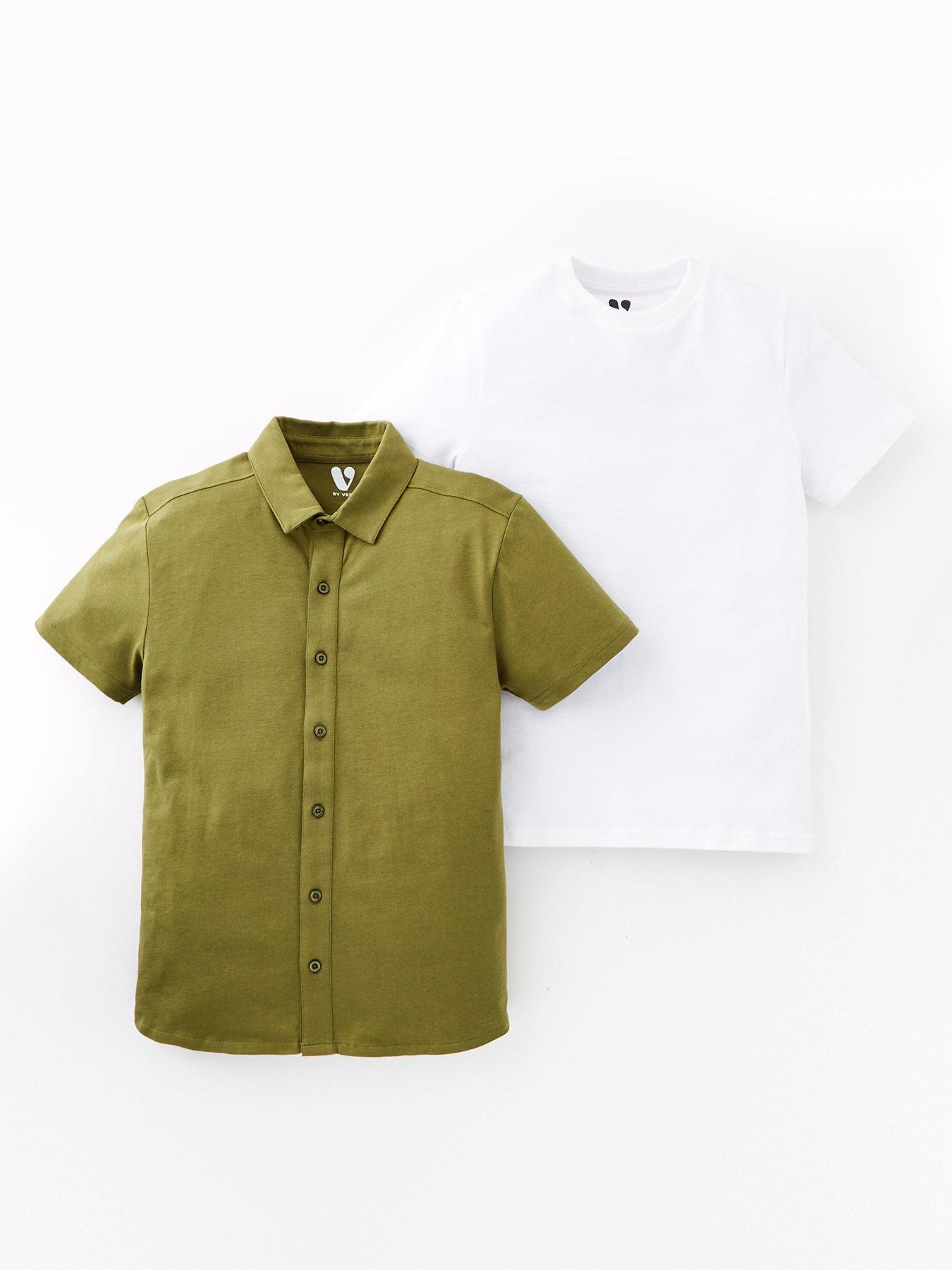 undefined Boys Jersey Short Sleeve T-Shirt 2 Piece Set - Multi