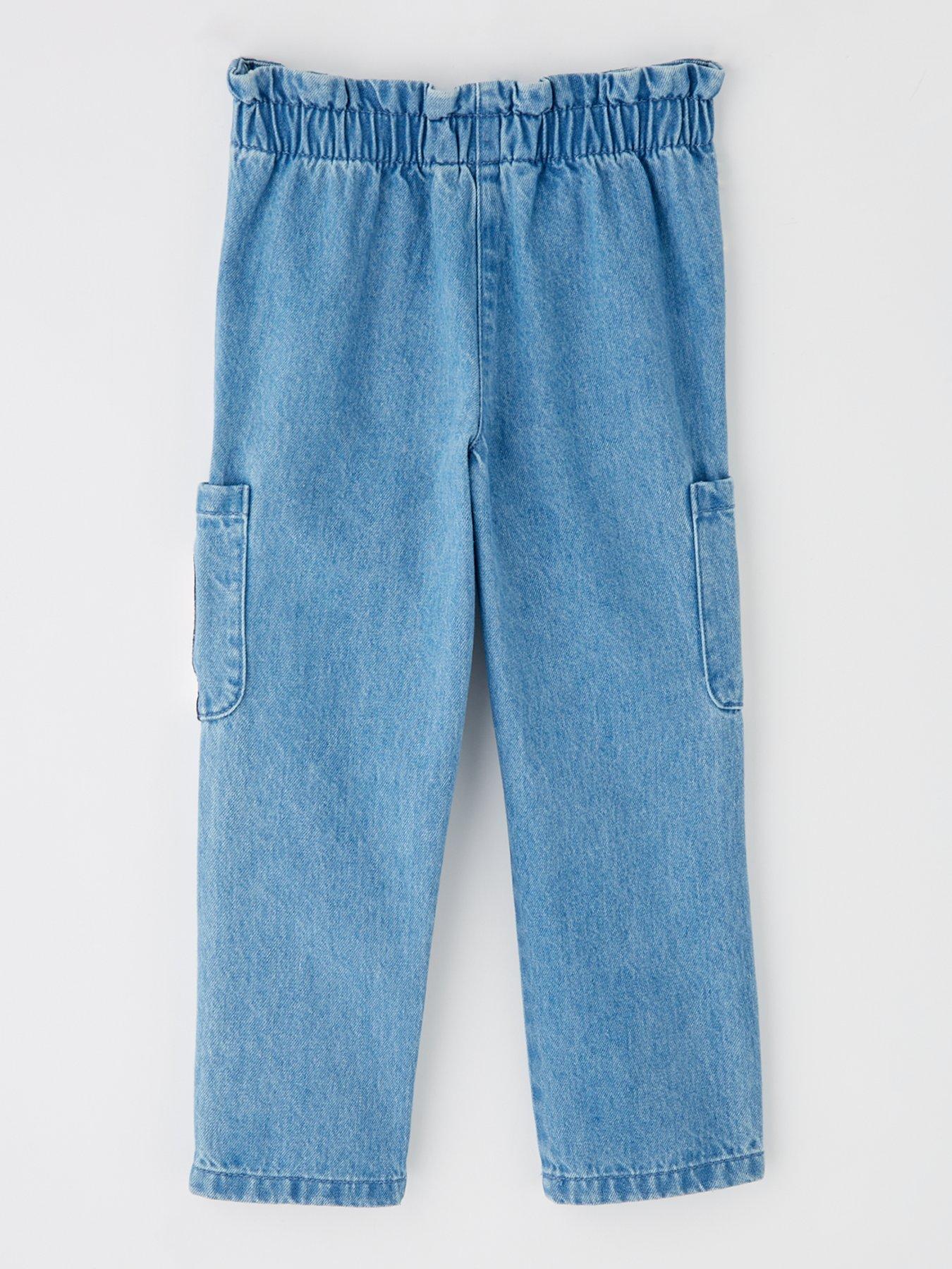 Image 2 of 4 of Mini V by Very Girls Bunny Button Jean - Blue
