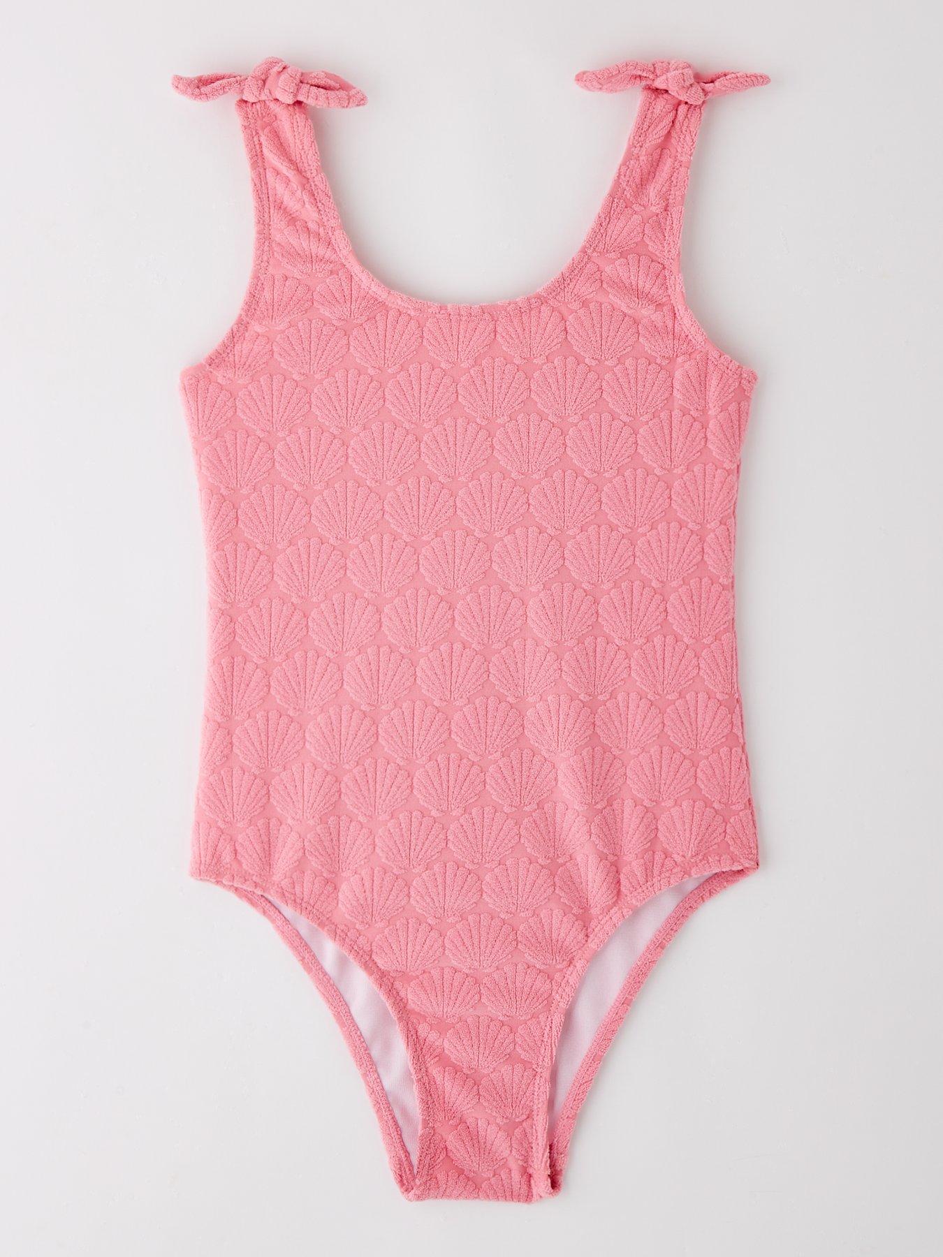v-by-very-girls-shell-towelling-swimsuit-multi