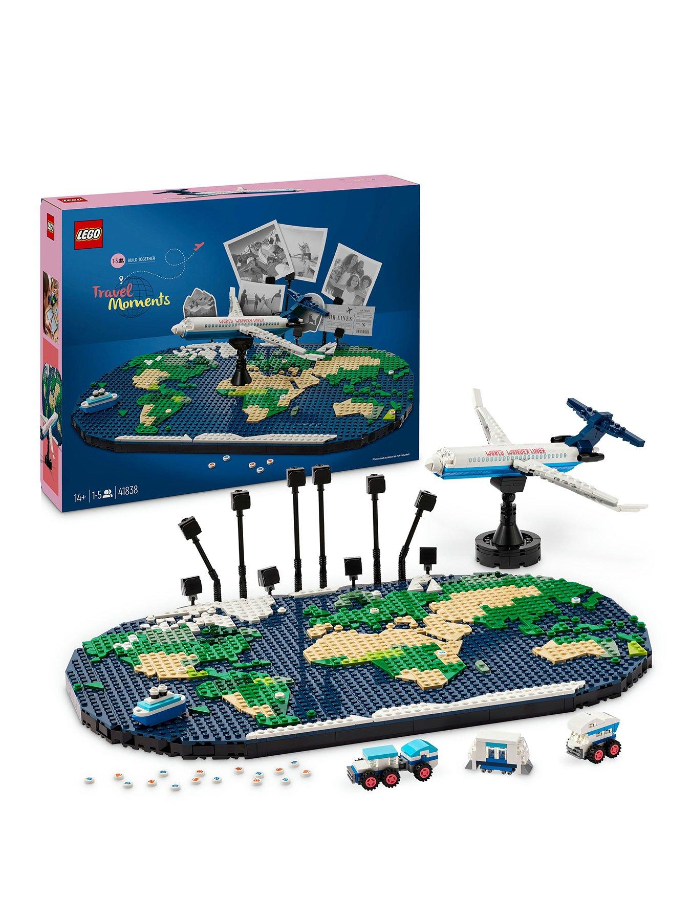 Lego Family Travel Moments World Map Toy Set 41838