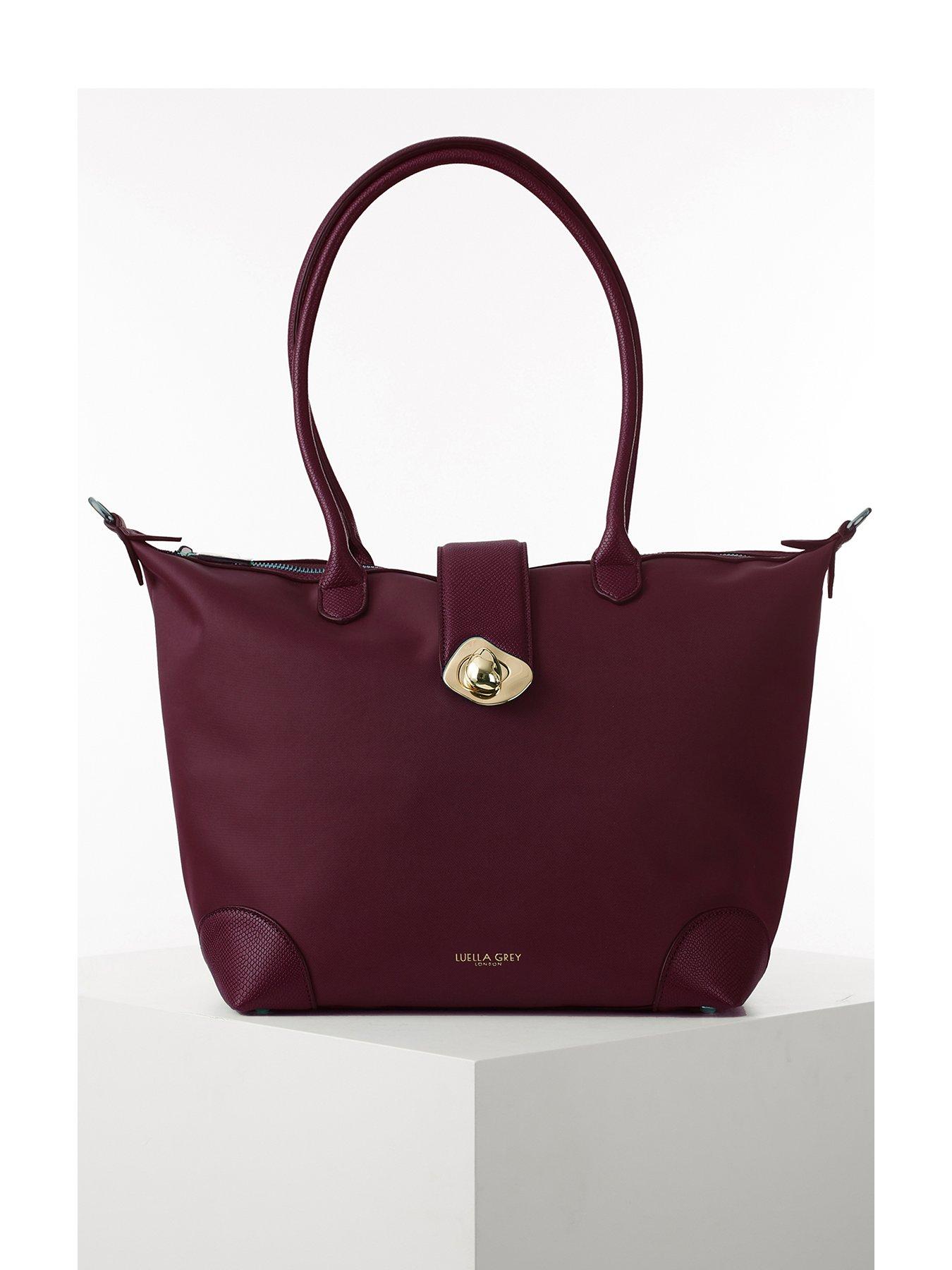 Luella Grey Lara Plum Nylon Laptop Tote Very