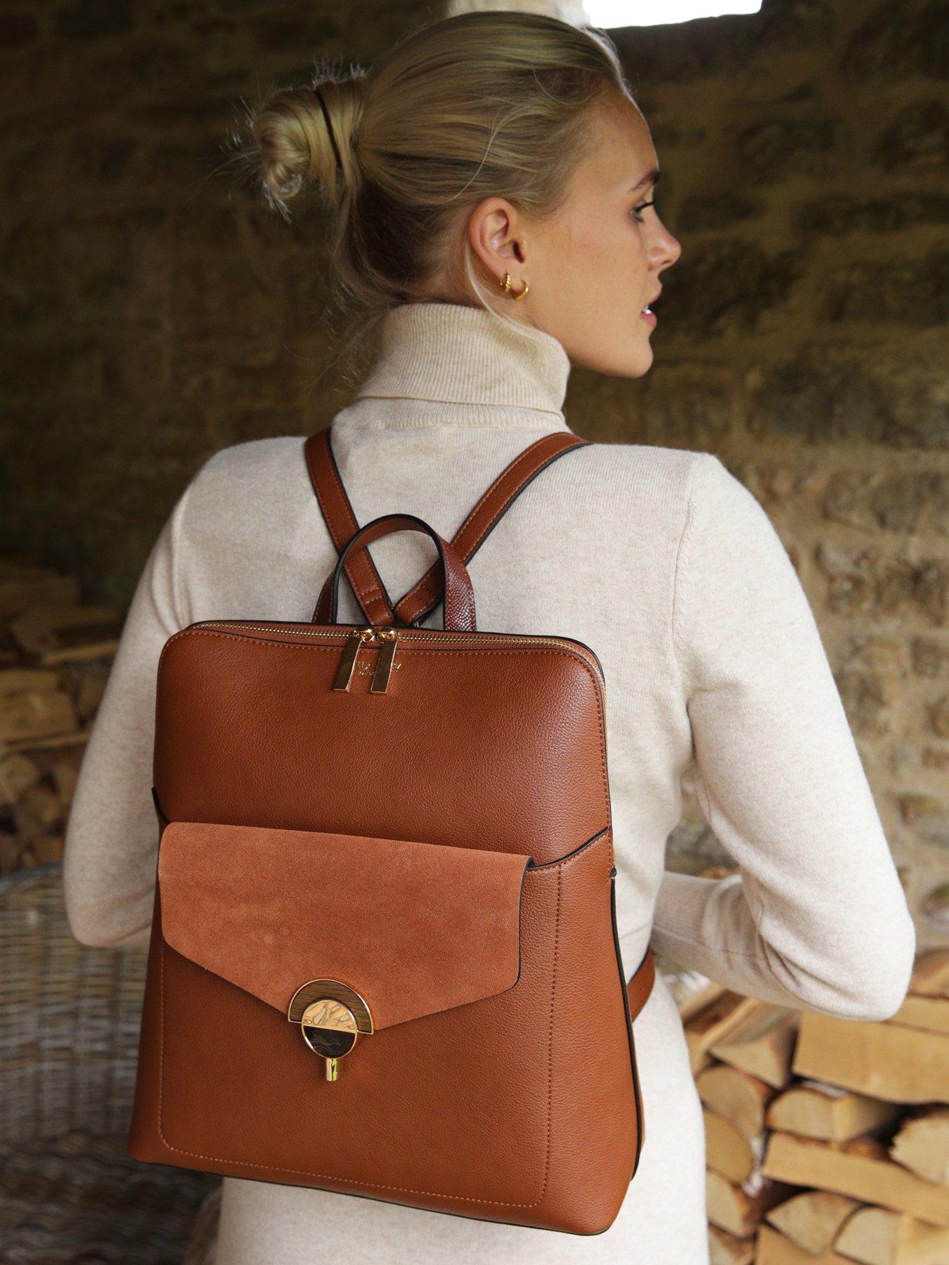 Luella Grey Mayara Conker Laptop Backpack | Very.co.uk