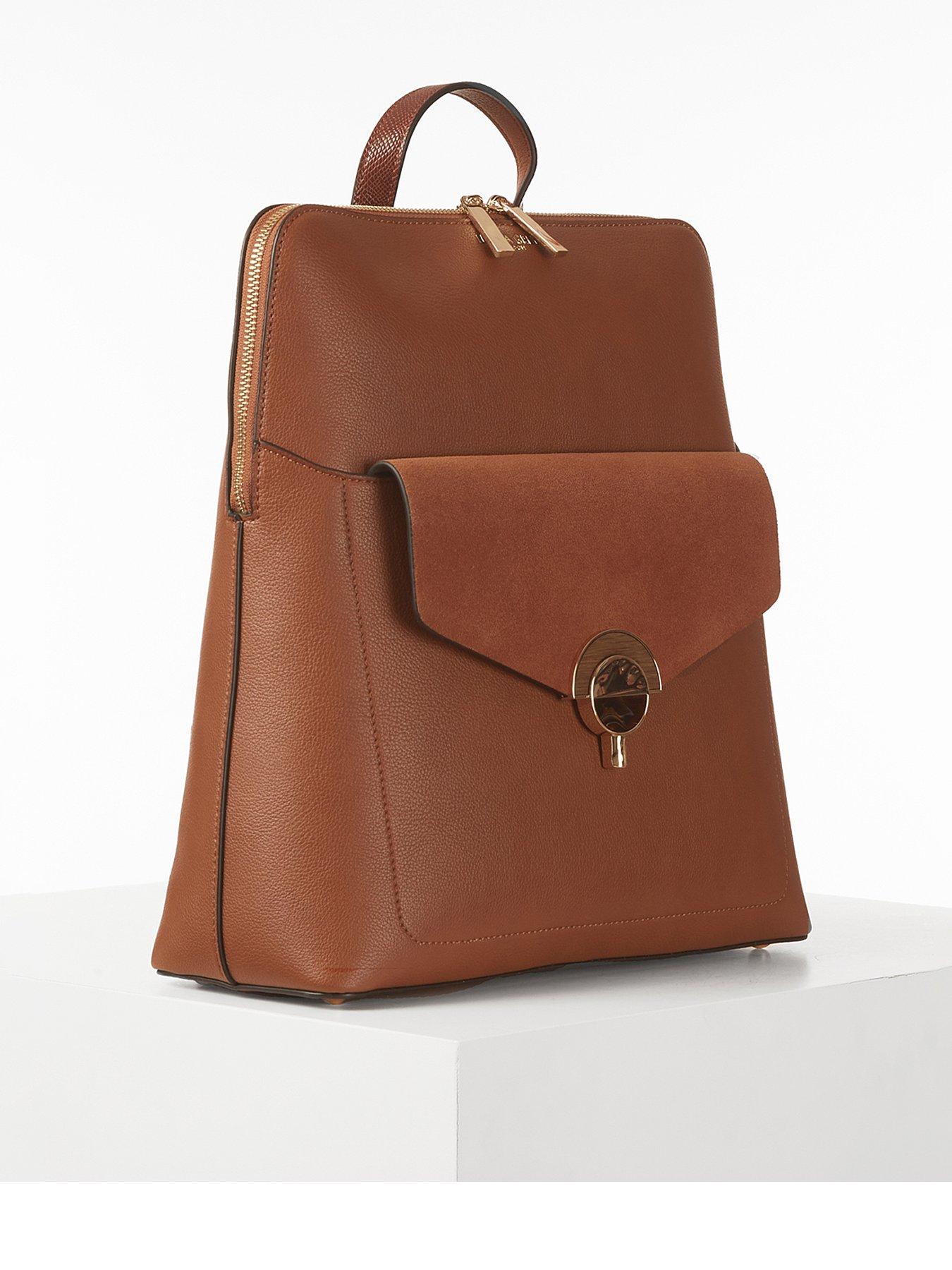 Luella Grey Mayara Conker Laptop Backpack | Very.co.uk