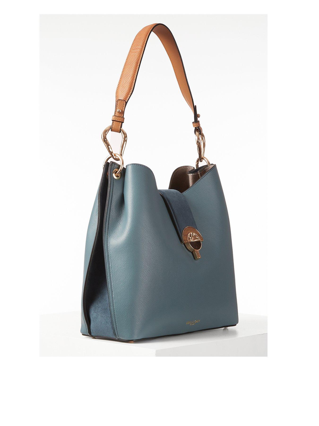 ALEXI HOBO TOTE AIRFORCE BLUE/TAN